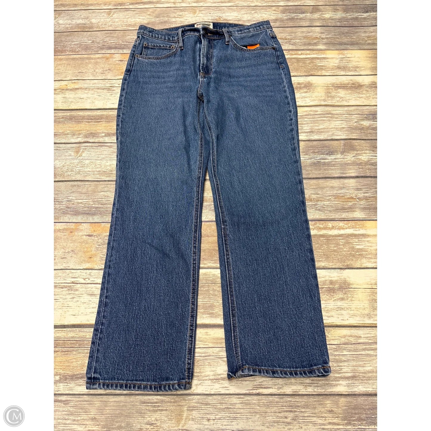 Jeans Straight By Kirkland In Blue Denim, Size: 10