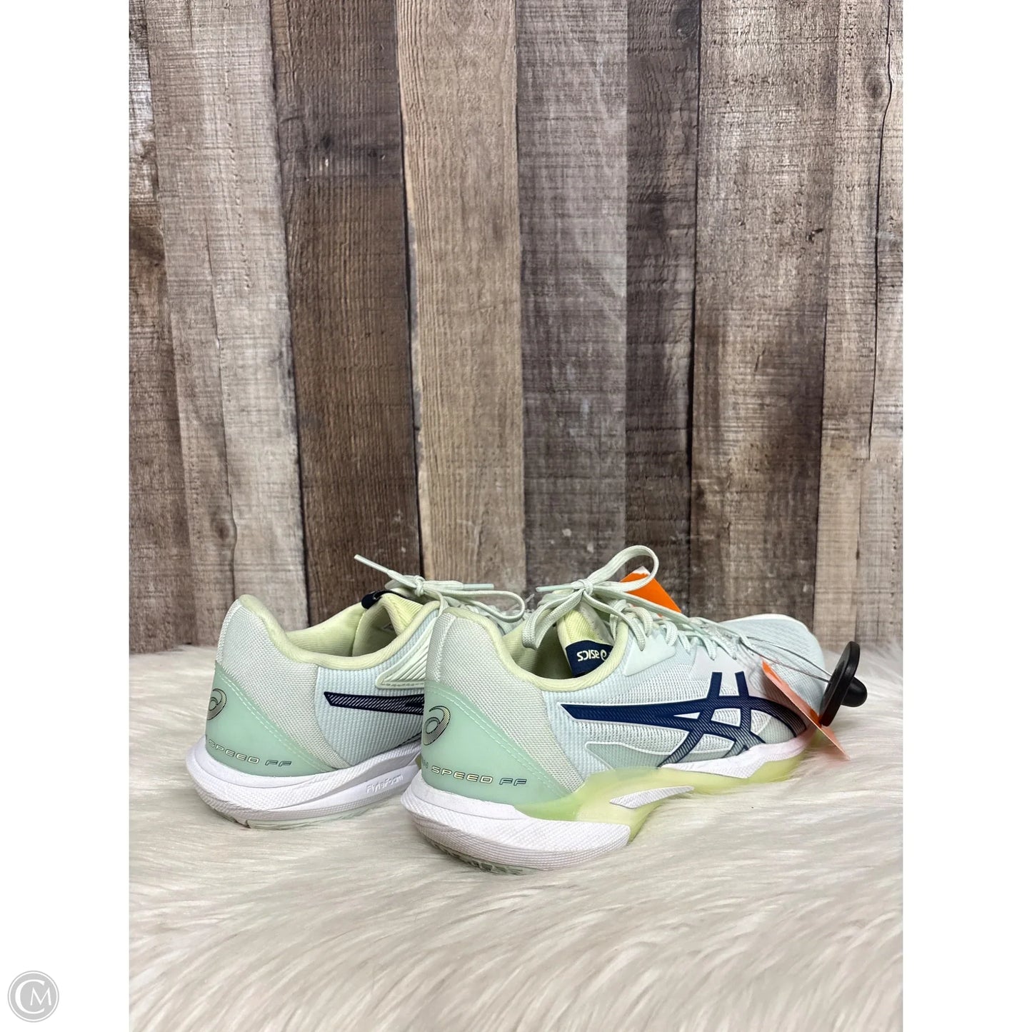 Shoes Athletic By Asics In Green, Size: 8