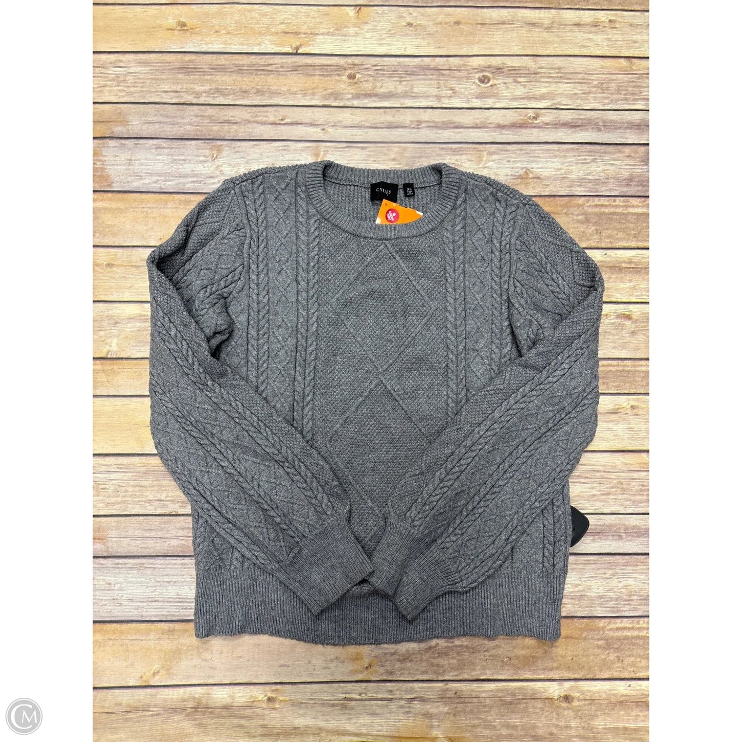 Sweater By Cyrus In Grey, Size: Xl