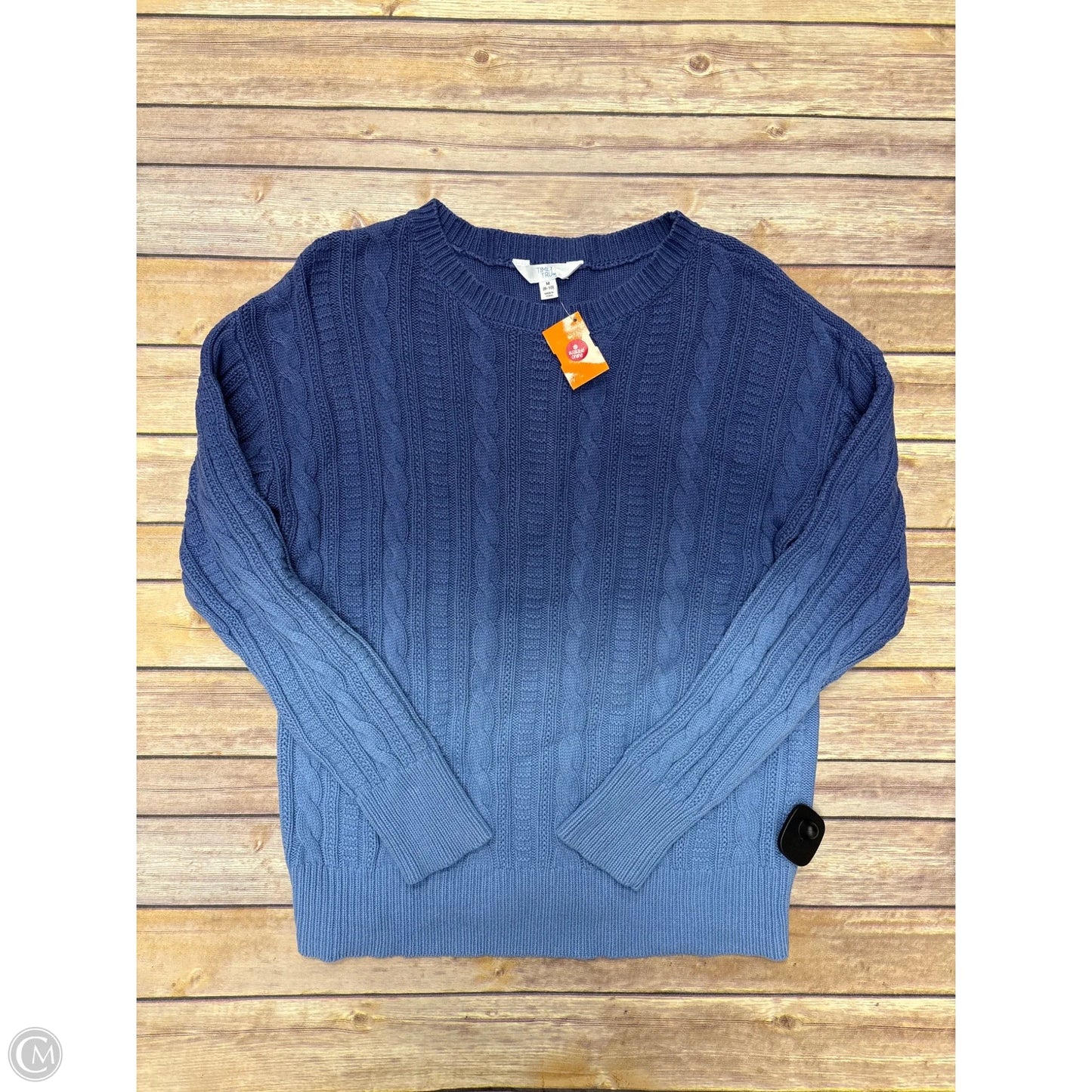 Sweater By Time And Tru In Blue, Size: M