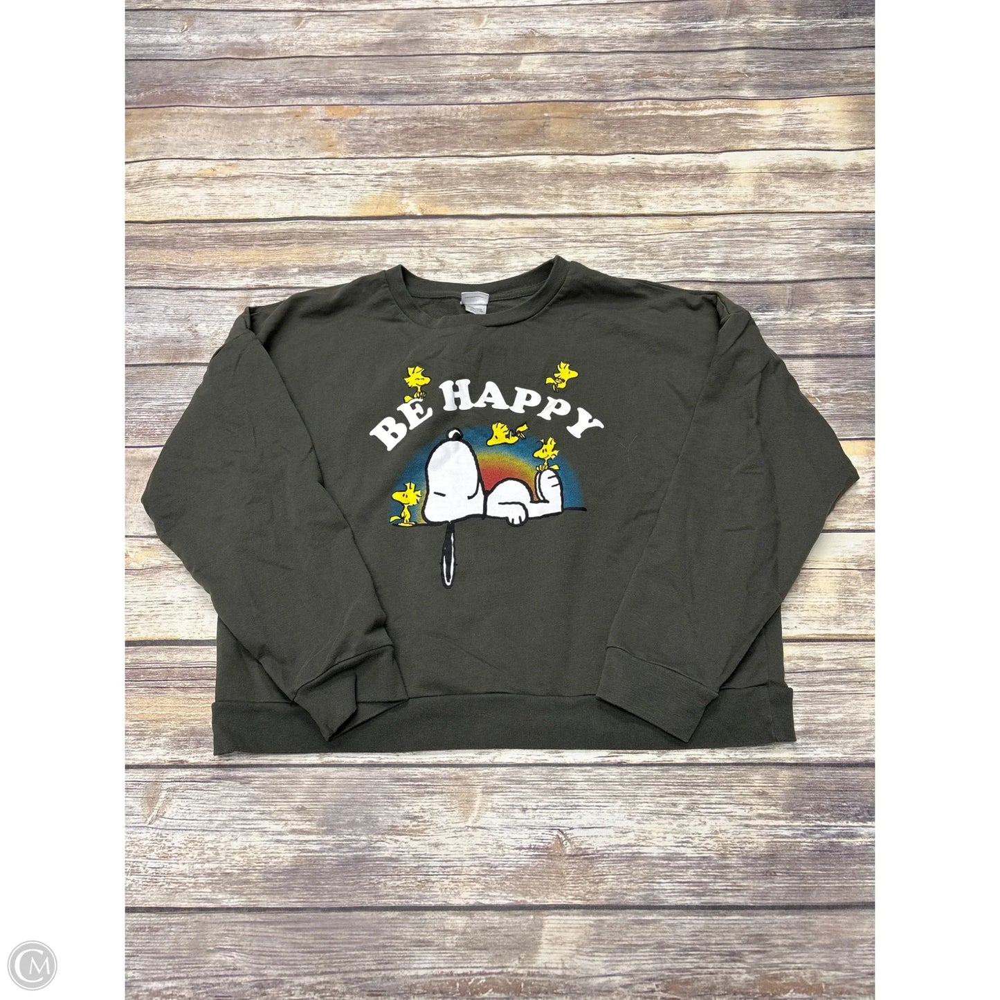 Sweatshirt Crewneck By Cme In Green, Size: 1x