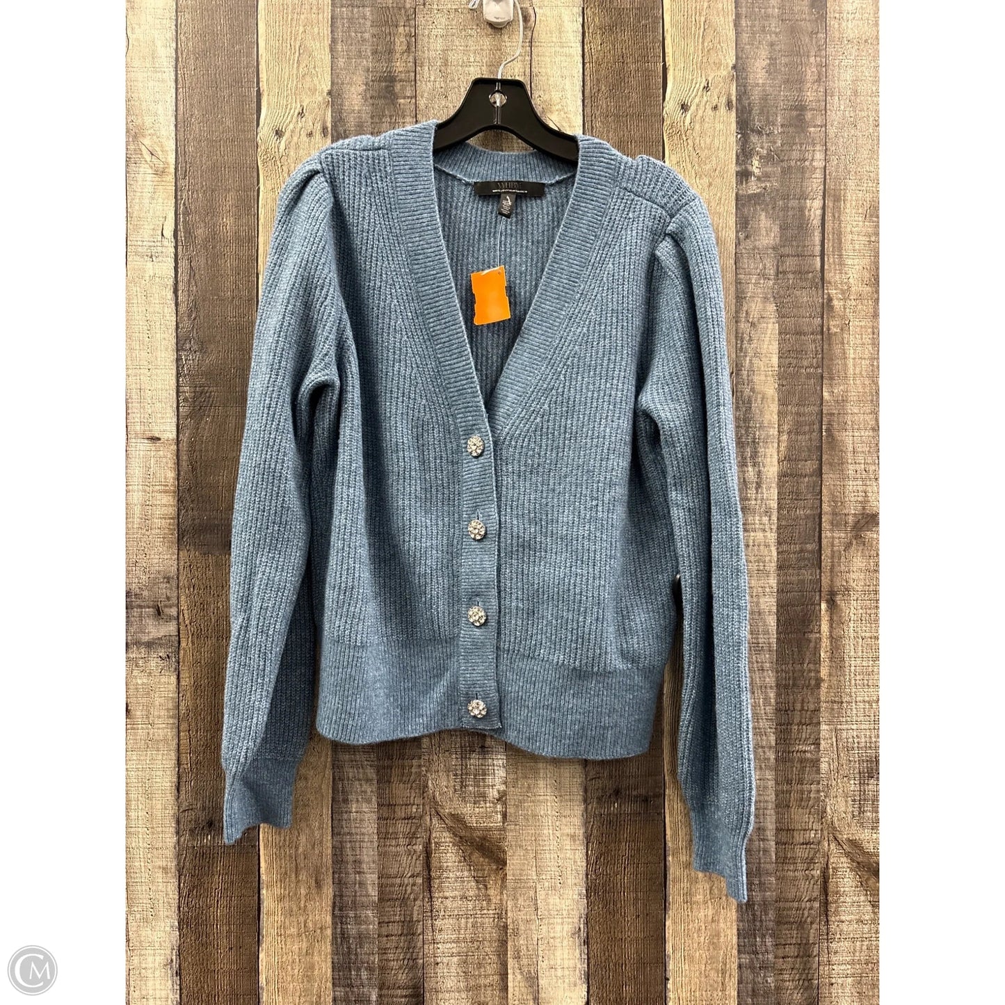 Sweater Cardigan By White House Black Market In Blue, Size: L