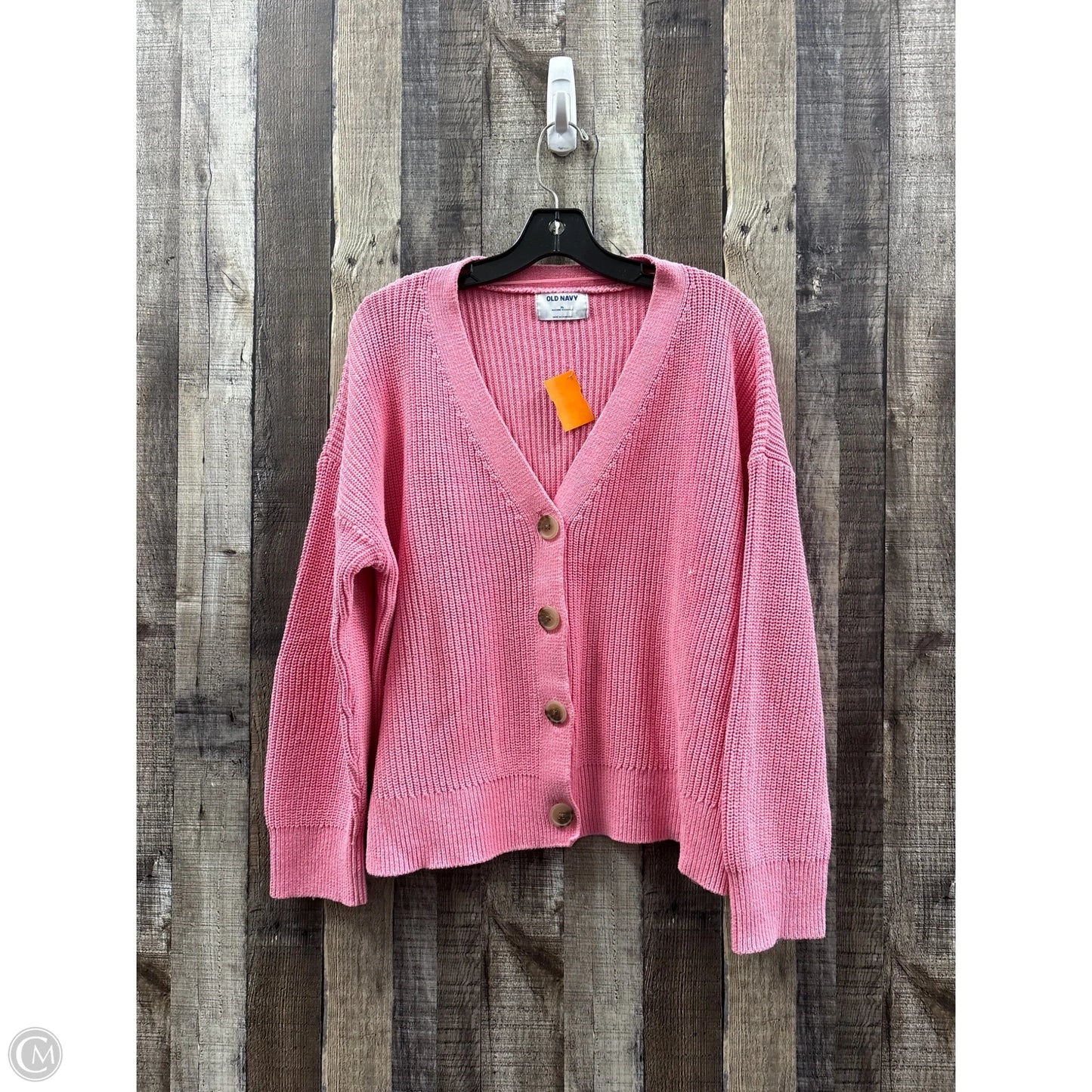 Sweater Cardigan By Old Navy In Pink, Size: Xl