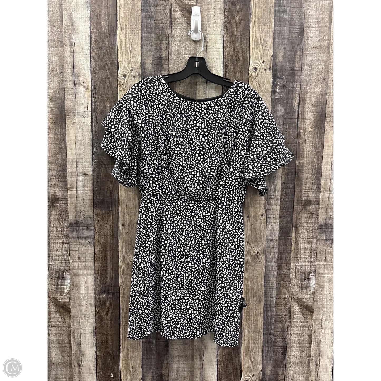 Dress Casual Short By She + Sky In Animal Print, Size: M