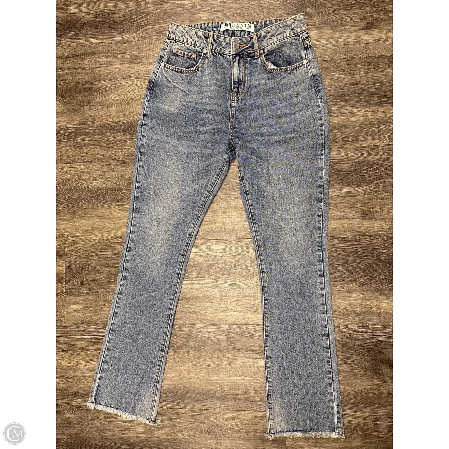 Jeans Straight By Clothes Mentor In Blue Denim, Size: 8