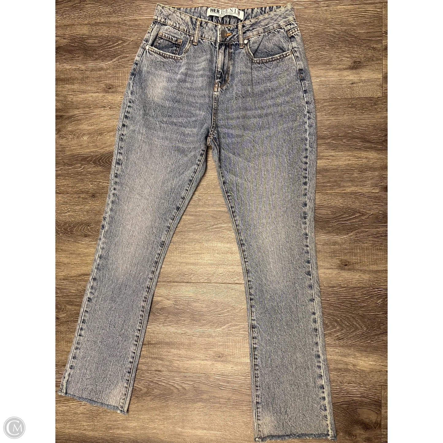 Jeans Straight By Clothes Mentor In Blue Denim, Size: 8
