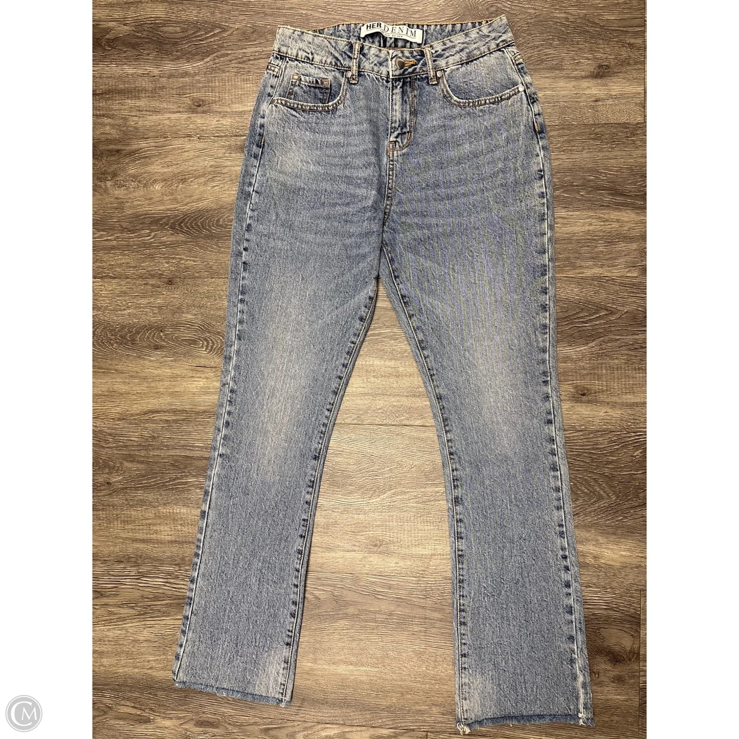 Jeans Straight By Clothes Mentor In Blue Denim, Size: 8