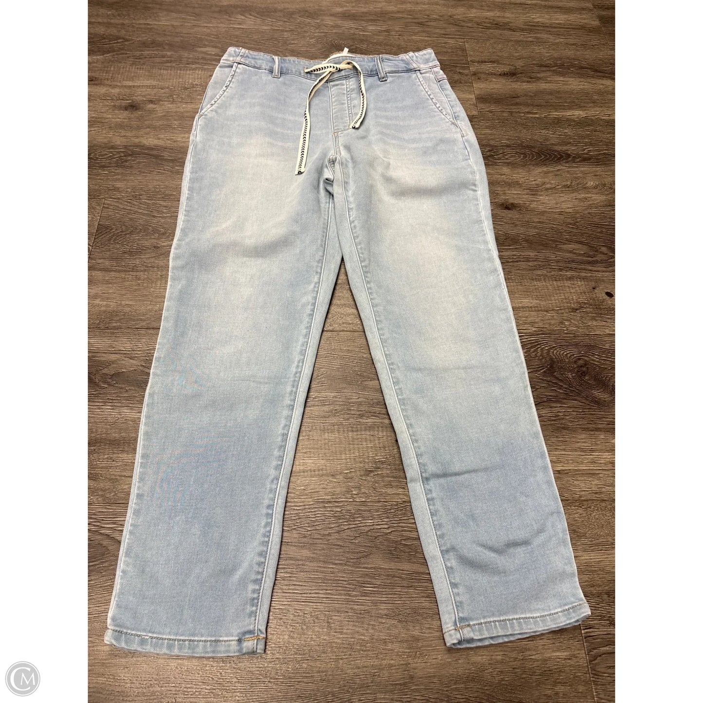 Jeans Straight By Tribal In Blue Denim, Size: 6