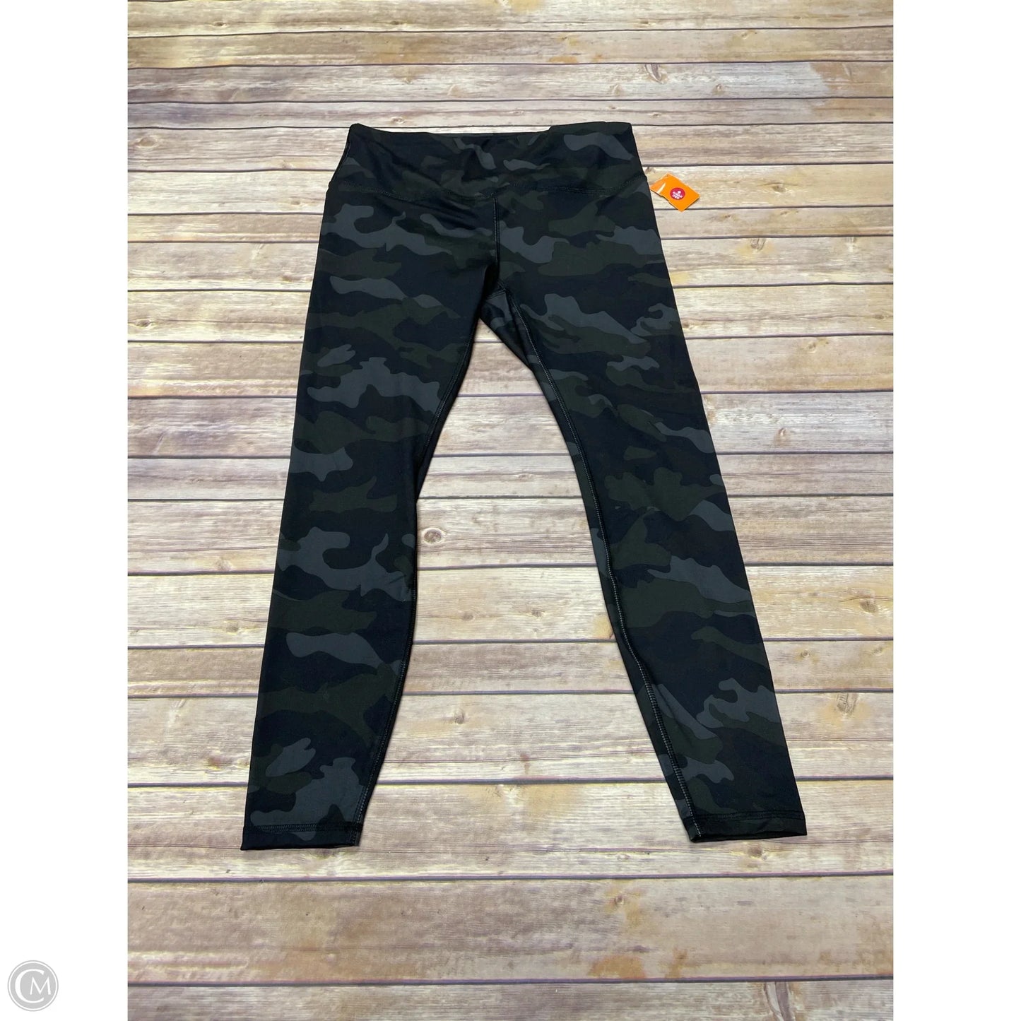 Athletic Leggings By Rbx In Camouflage Print, Size: L