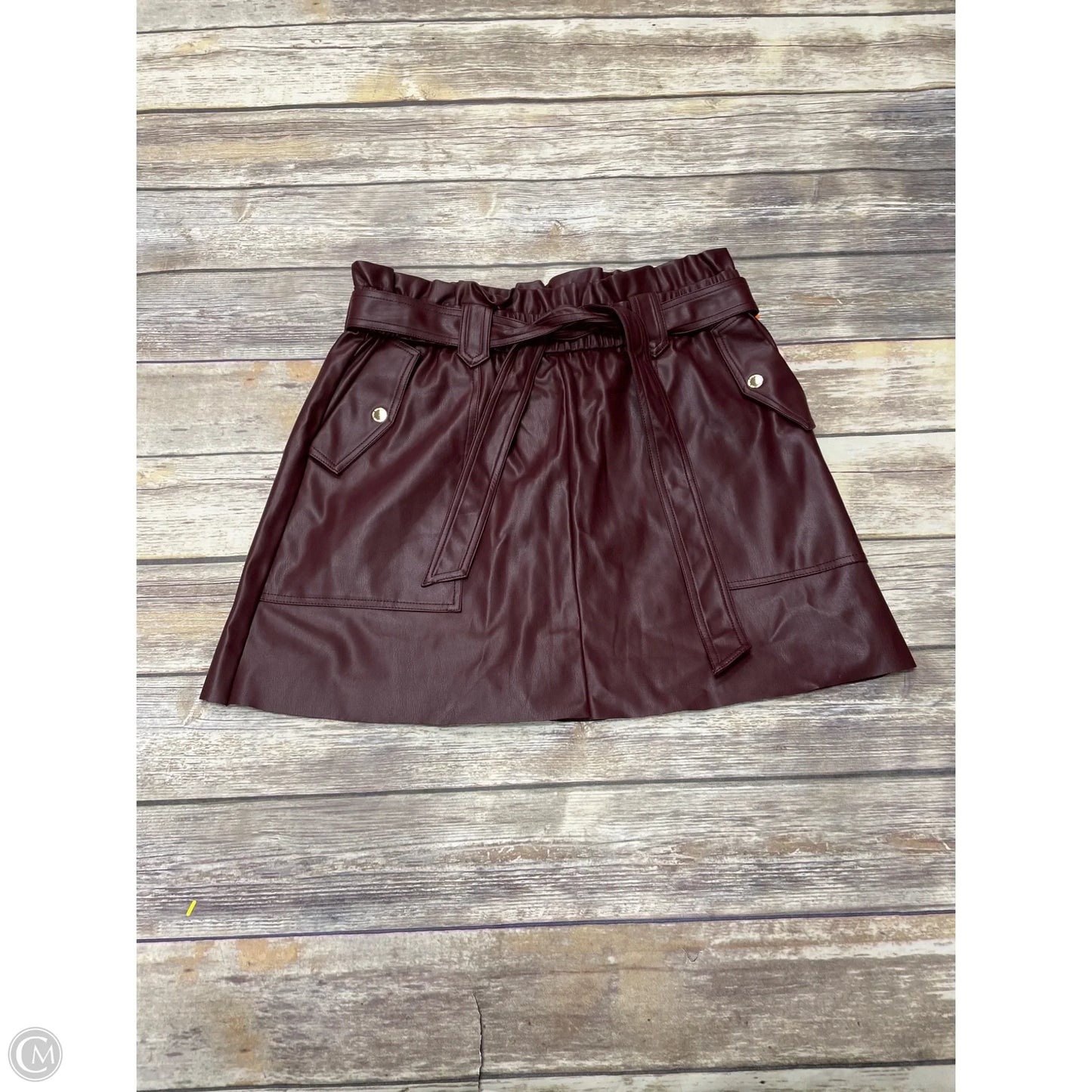 Skirt Mini & Short By Marc New York In Maroon, Size: L