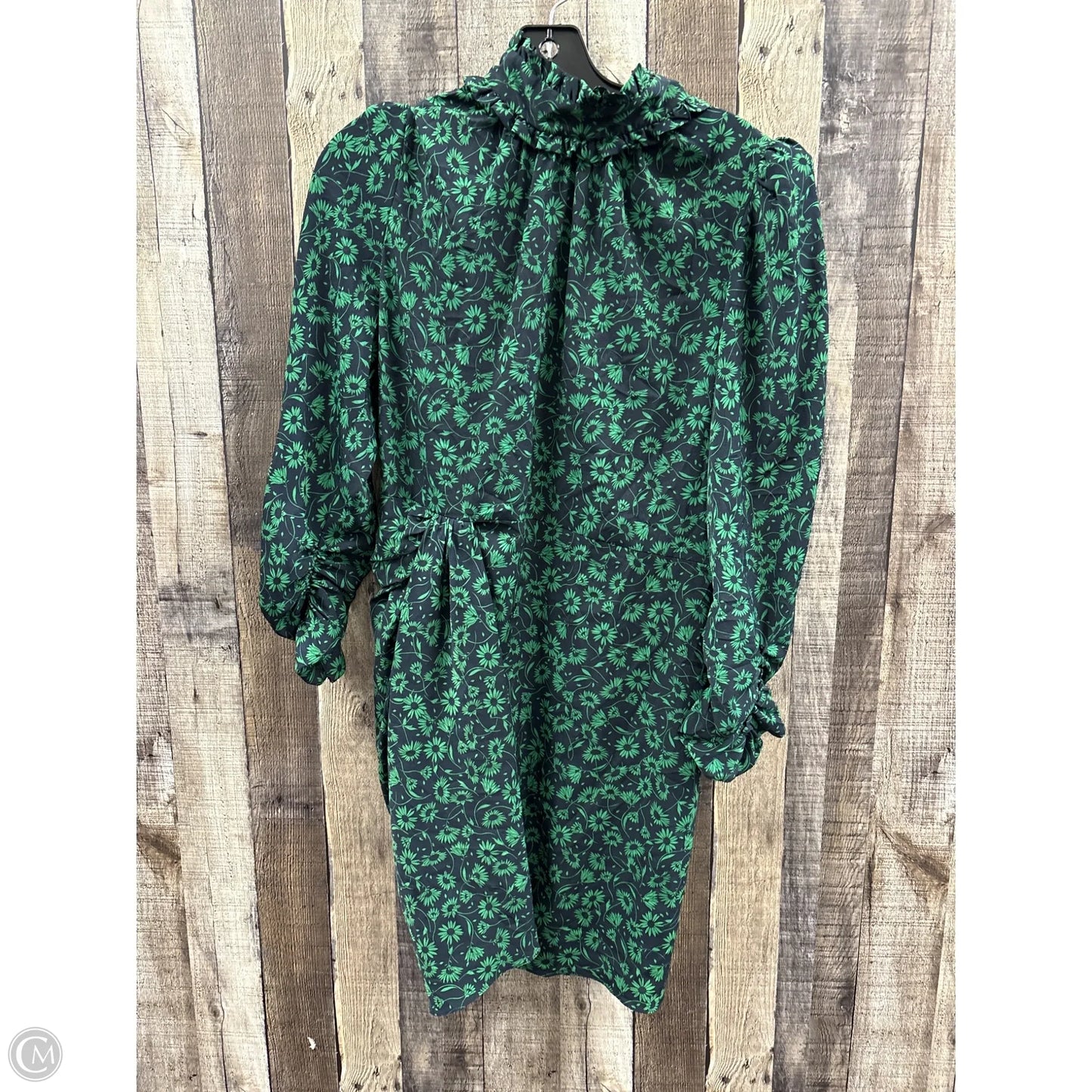 Dress Casual Short By Zara In Blue & Green, Size: L