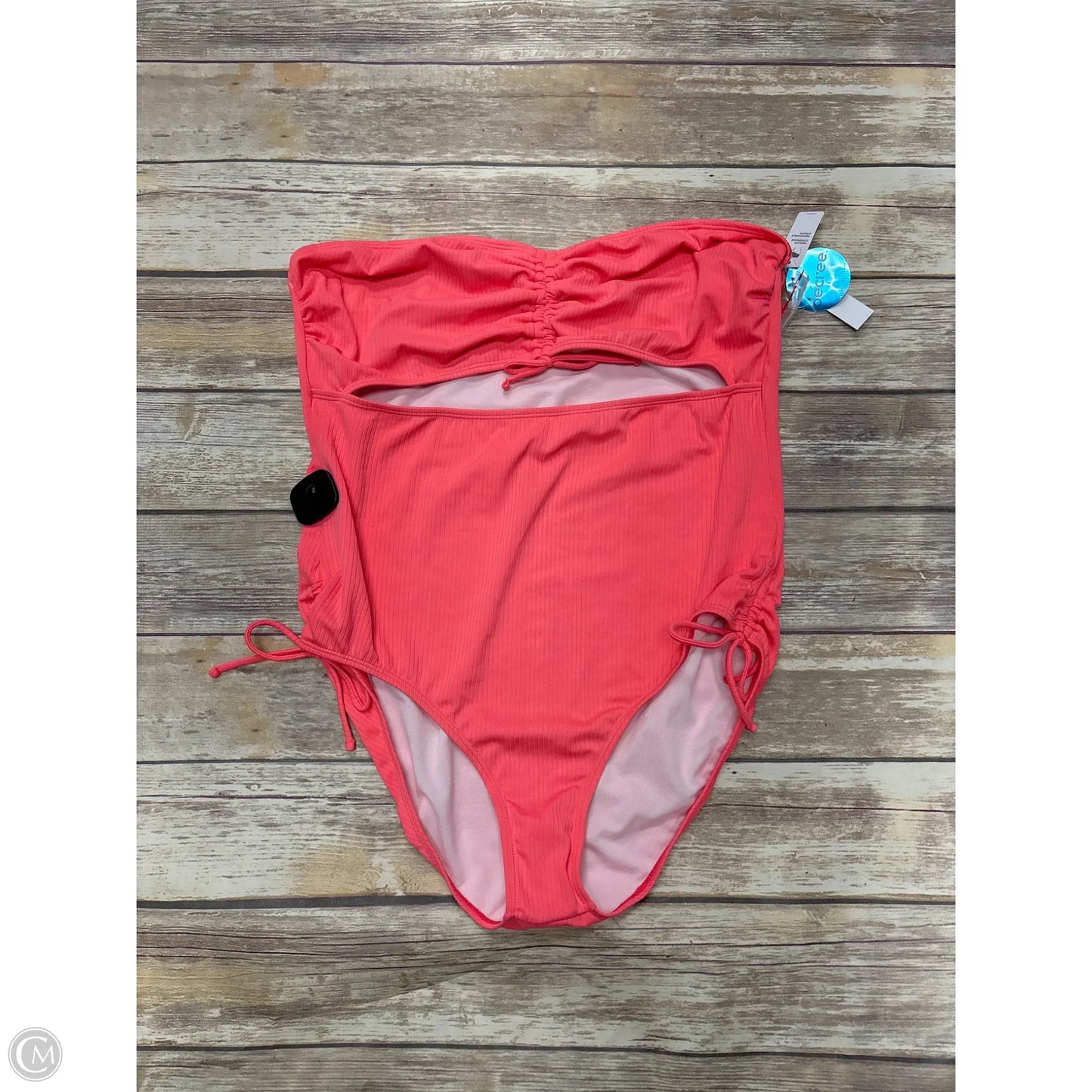 Swimsuit By Decree In Coral, Size: Xxl