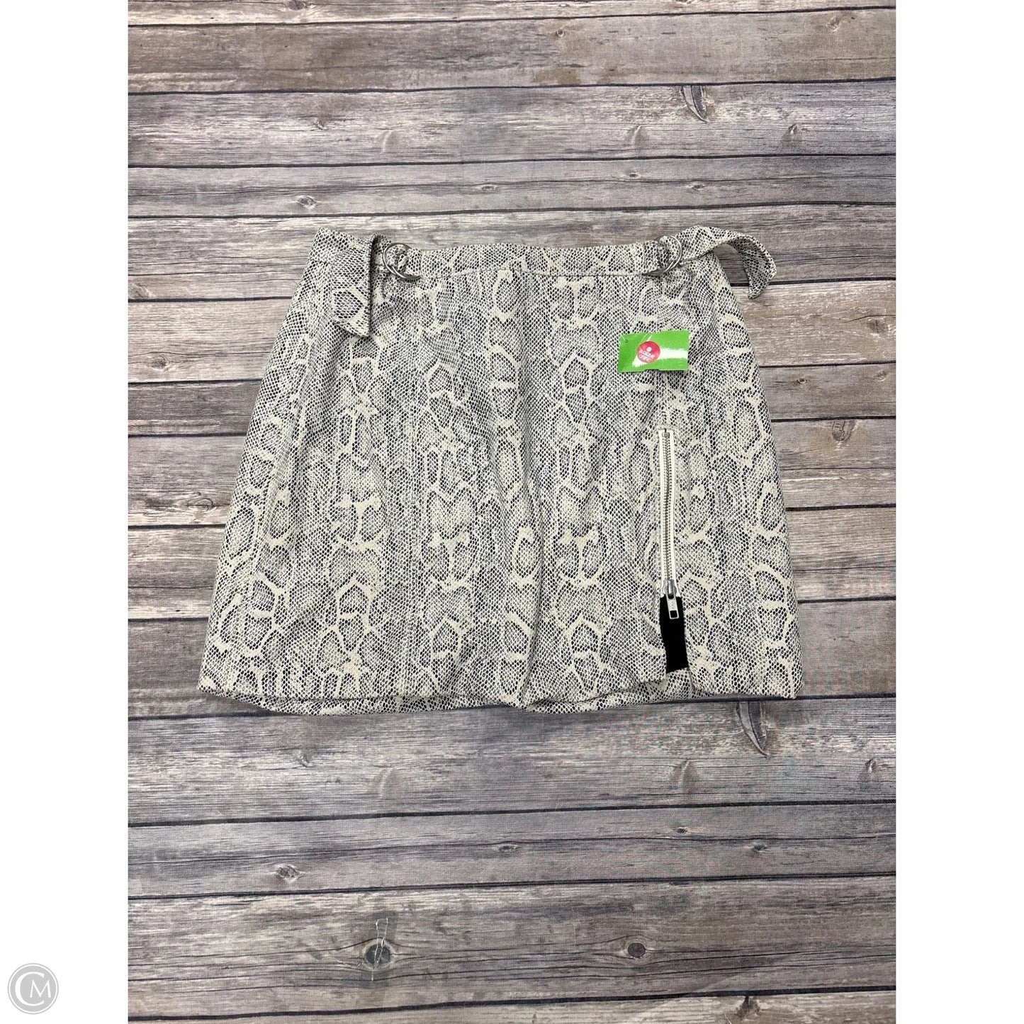 Skirt Mini & Short By Free People In Snakeskin Print, Size: 6