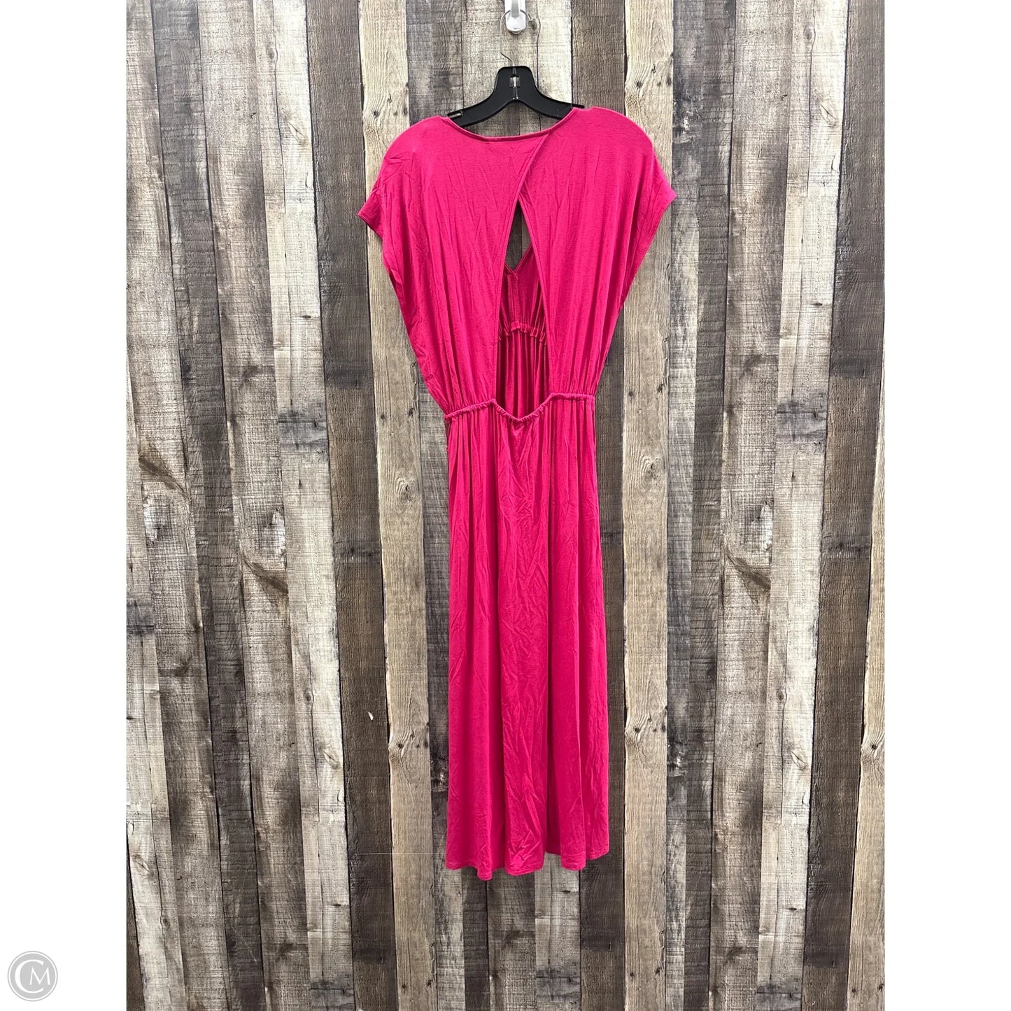Dress Casual Midi By Loft In Pink, Size: Xs