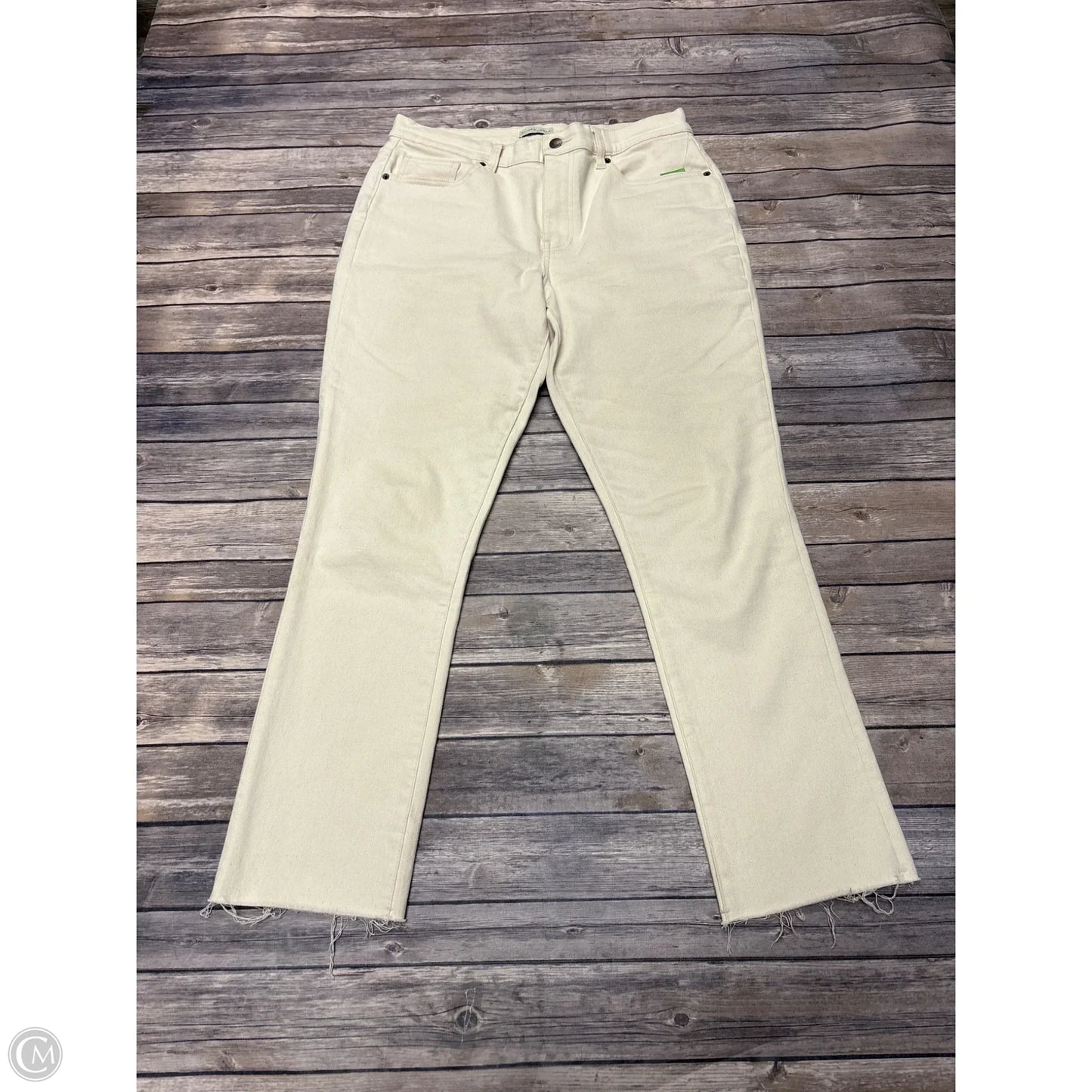 Jeans Straight By Cme In Beige, Size: 10