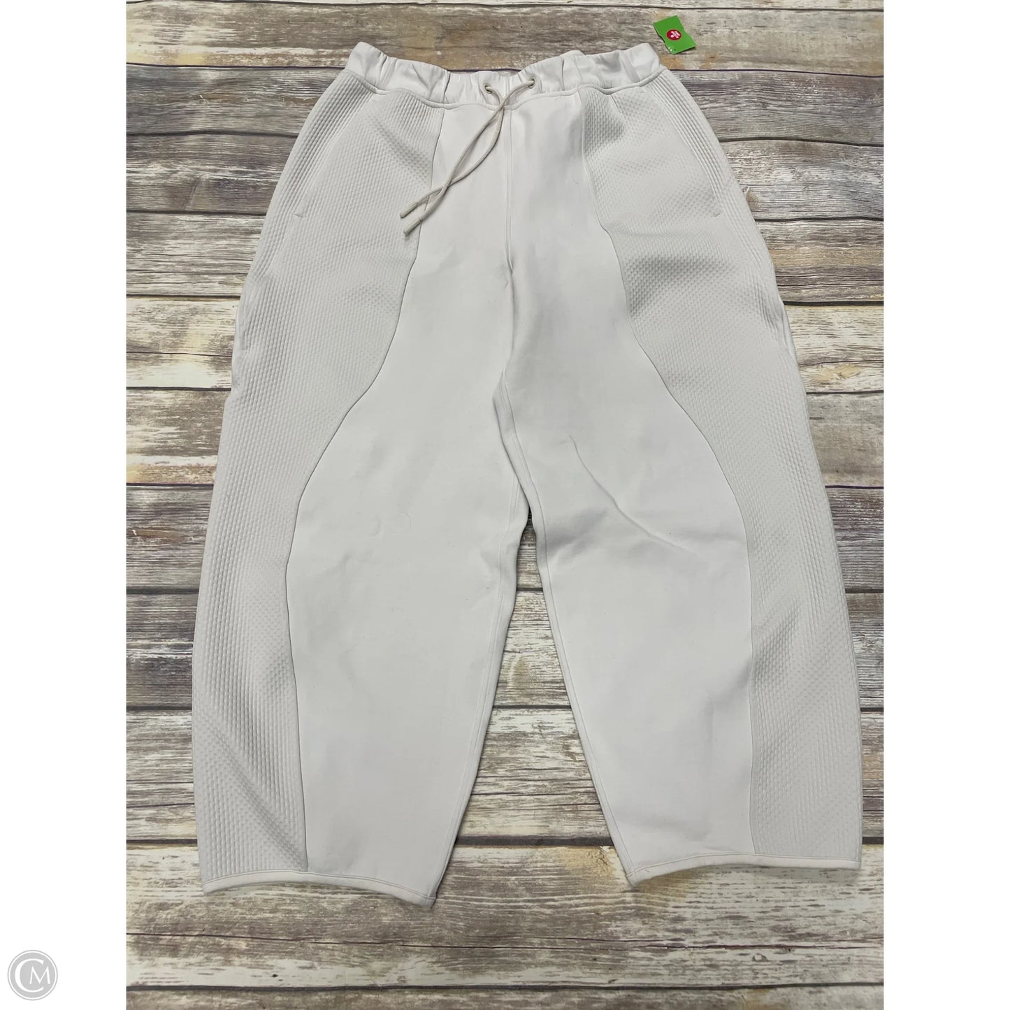 Athletic Pants By Lululemon In Cream, Size: L
