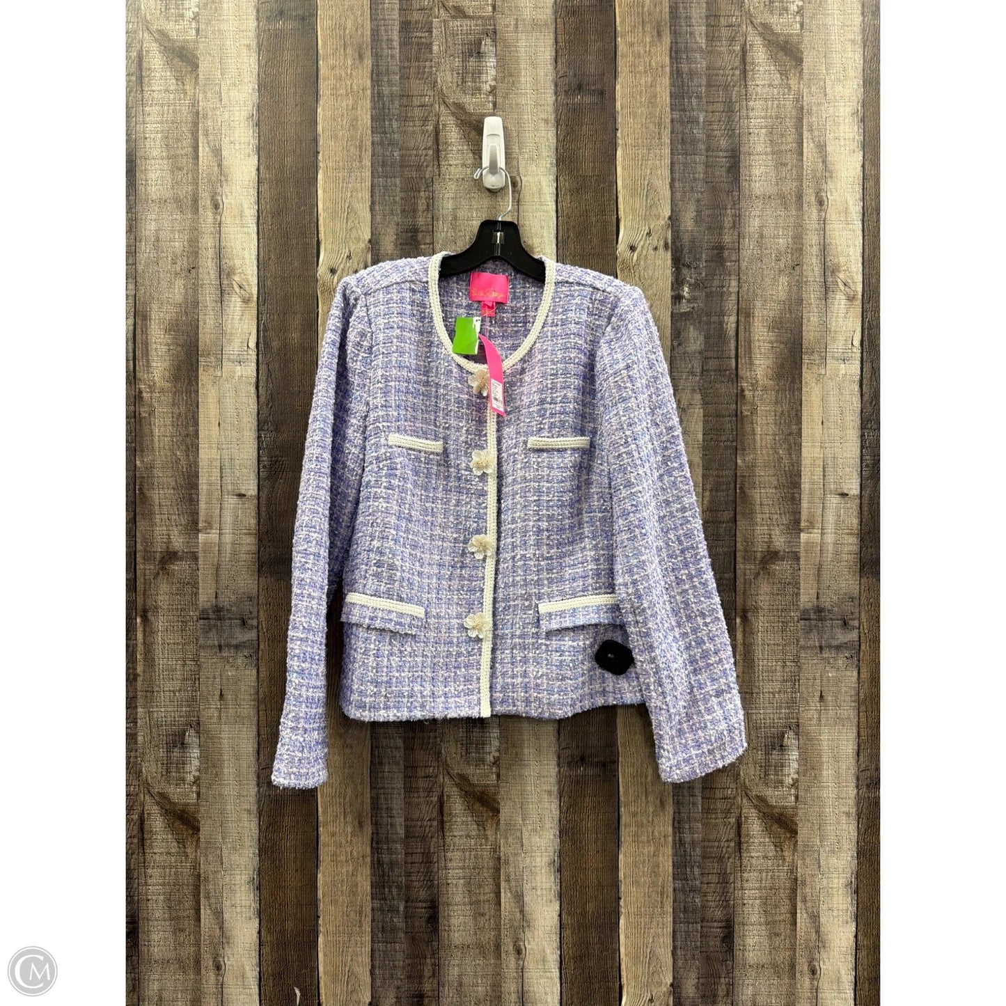 Blazer Designer By Lilly Pulitzer In Purple, Size: M