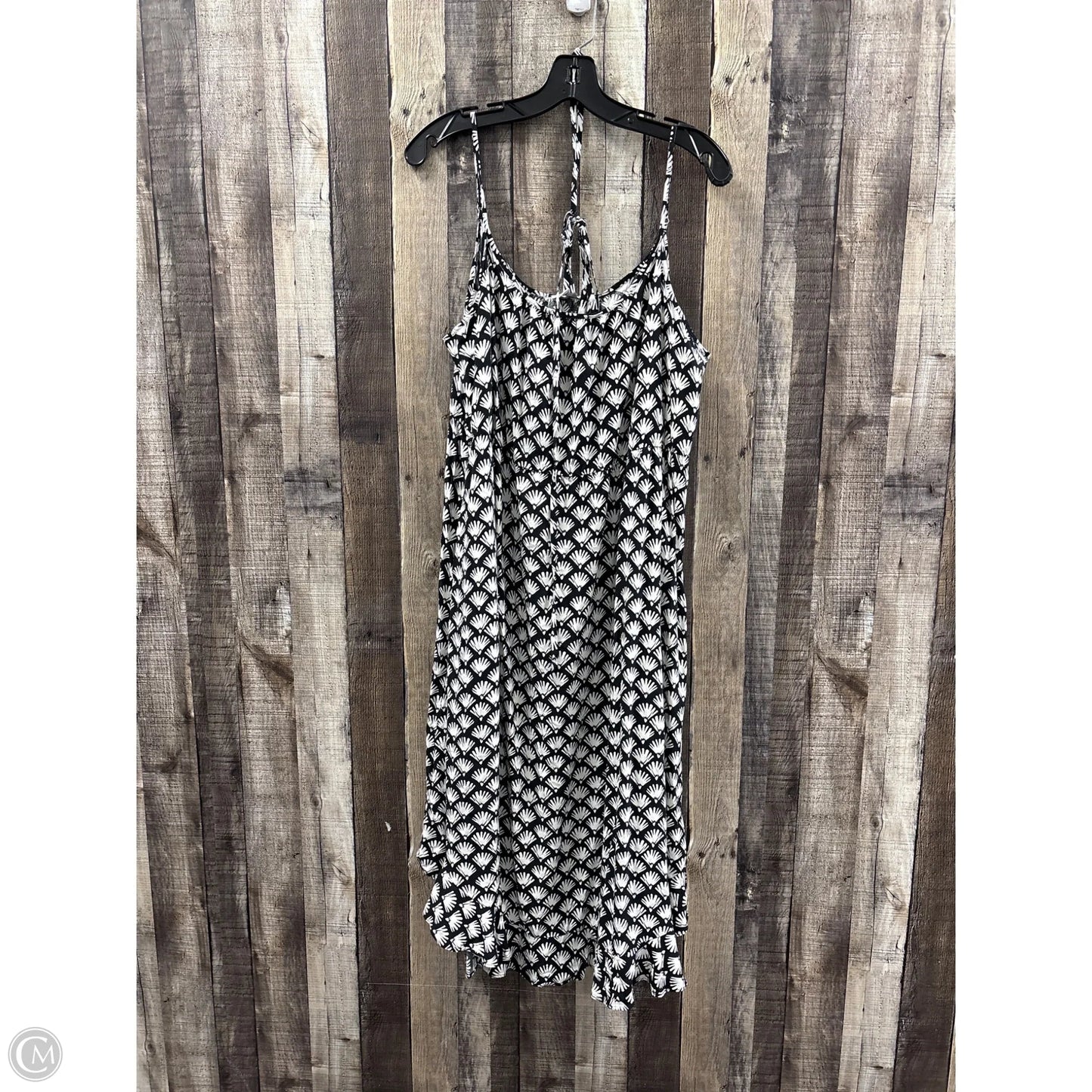 Dress Casual Midi By J. Crew In Black & White, Size: 1x
