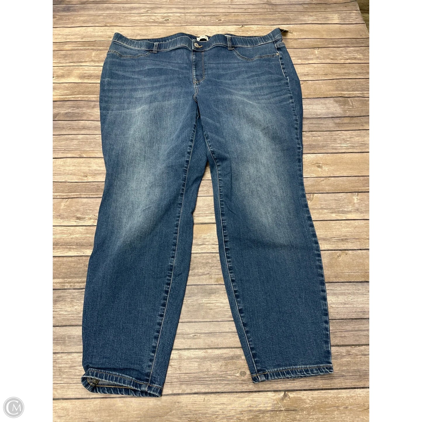 Jeans Jeggings By Wonderly In Blue Denim, Size: 24