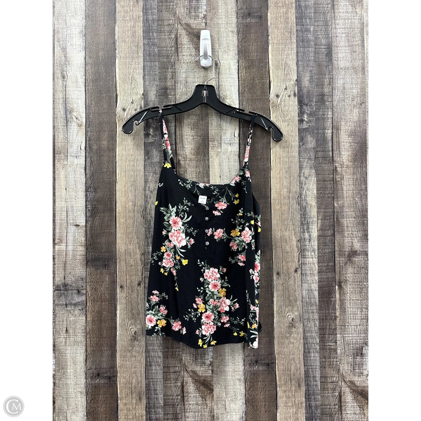 Top Sleeveless By Old Navy In Floral Print, Size: S