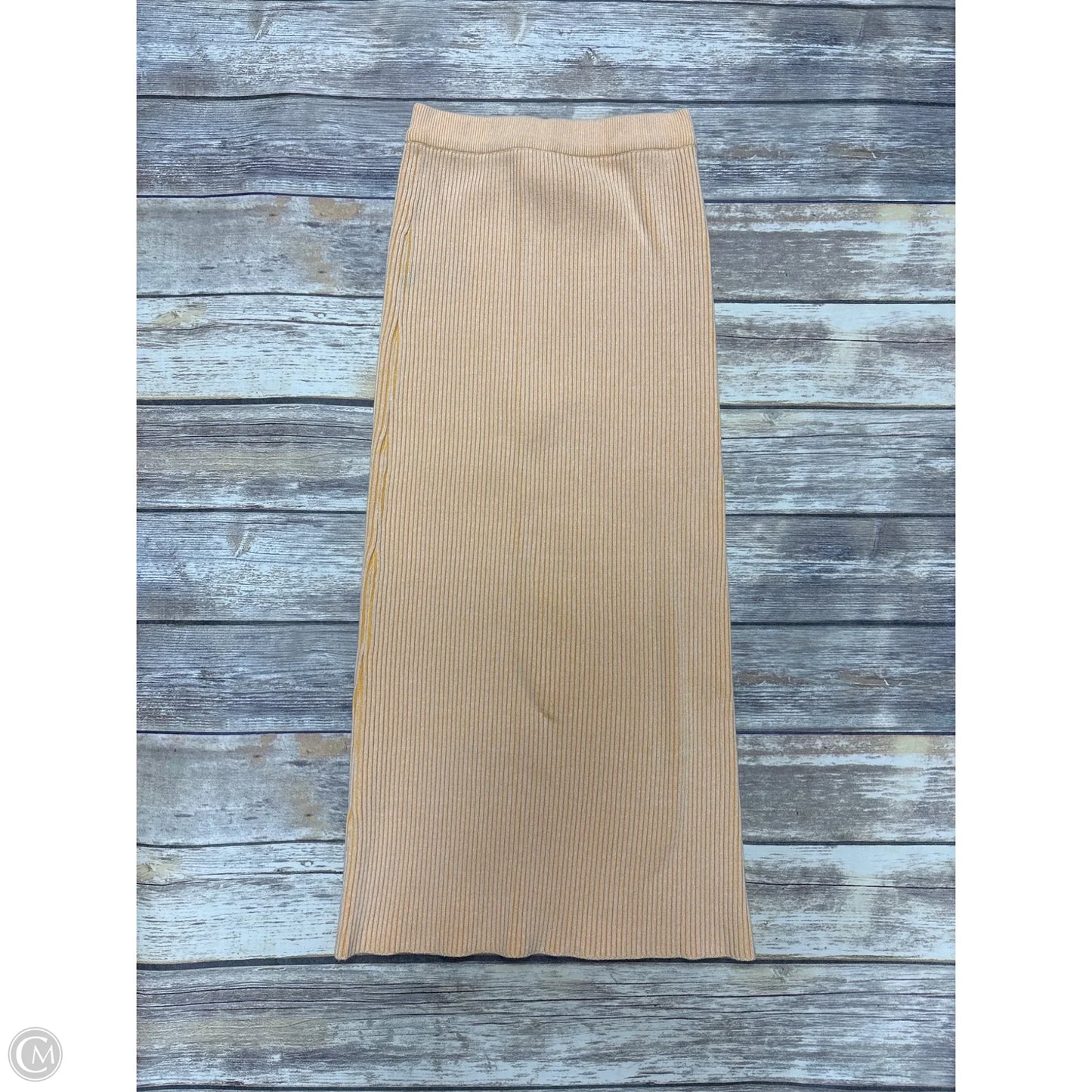 Skirt Maxi By By Together In Gold, Size: S