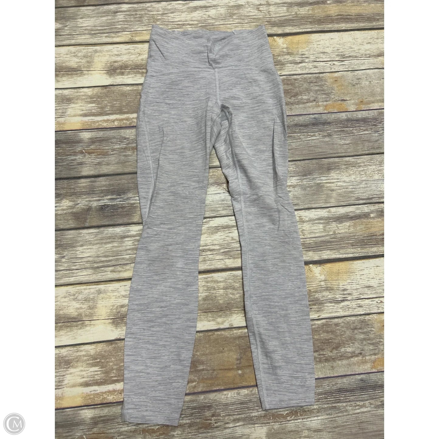 Athletic Leggings By Lululemon In Grey, Size: 4