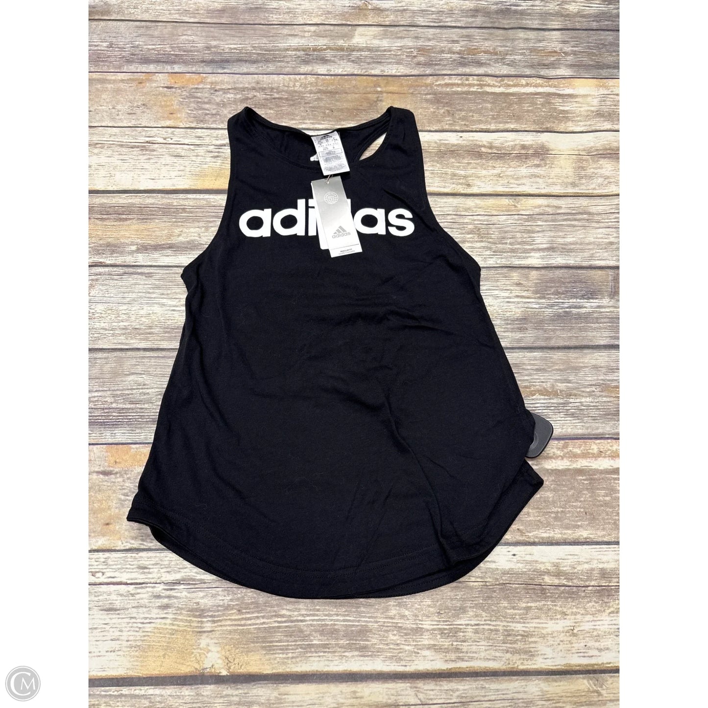 Athletic Tank Top By Adidas In Black, Size: Xs