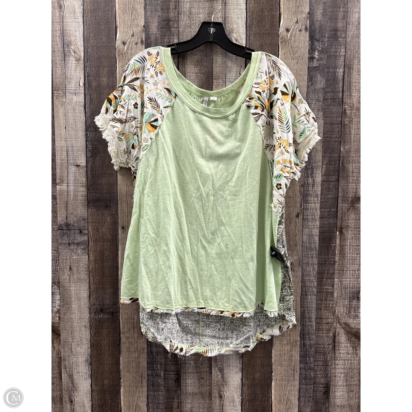 Top Short Sleeve By Cato In Mauve, Size: Xl