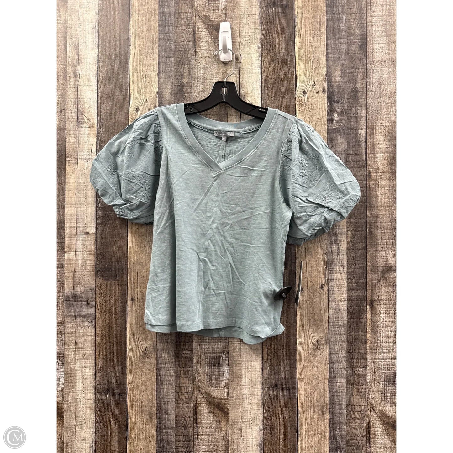 Top Short Sleeve By Wit & Wisdom In Green, Size: Xs
