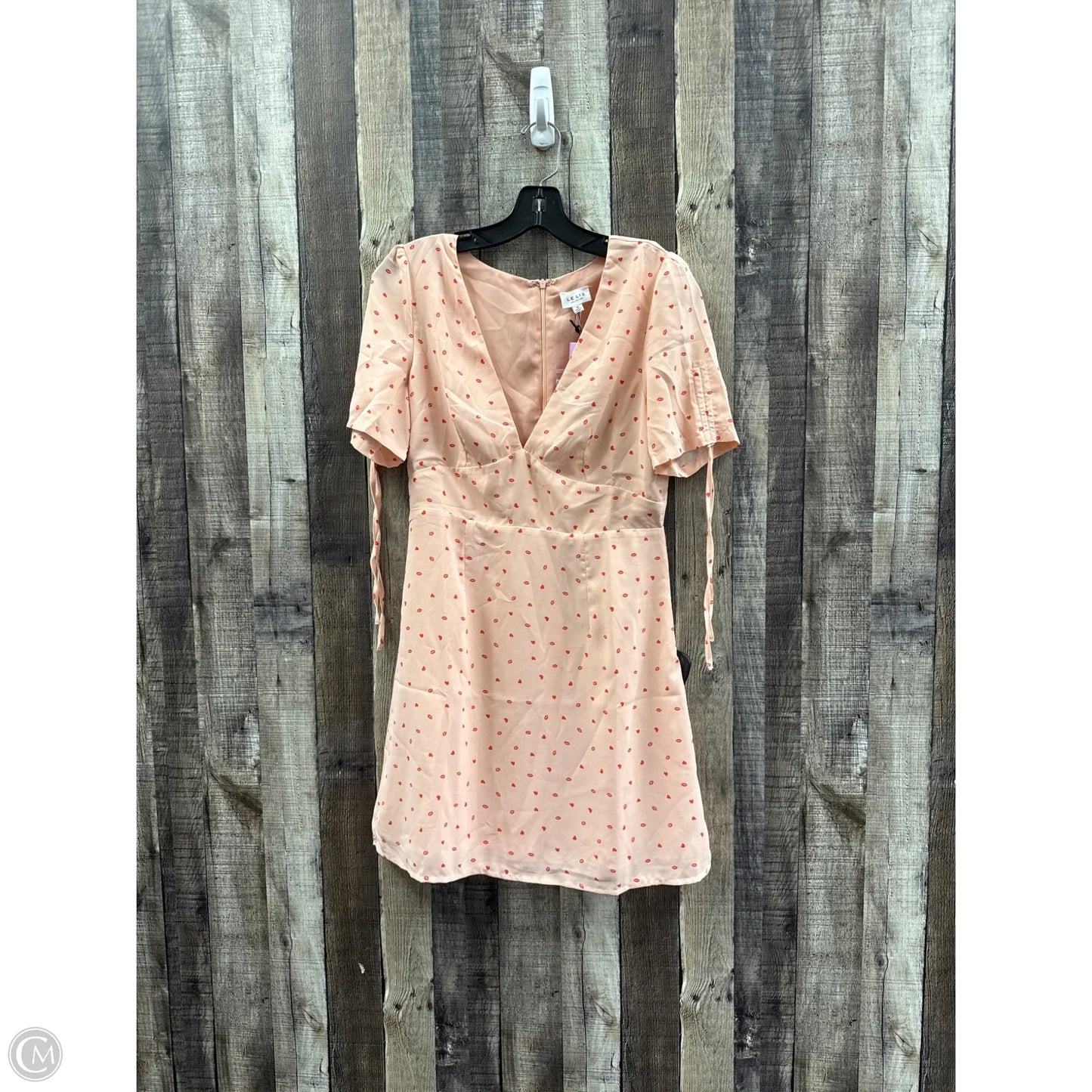 Dress Casual Short By Le Lis In Peach, Size: M