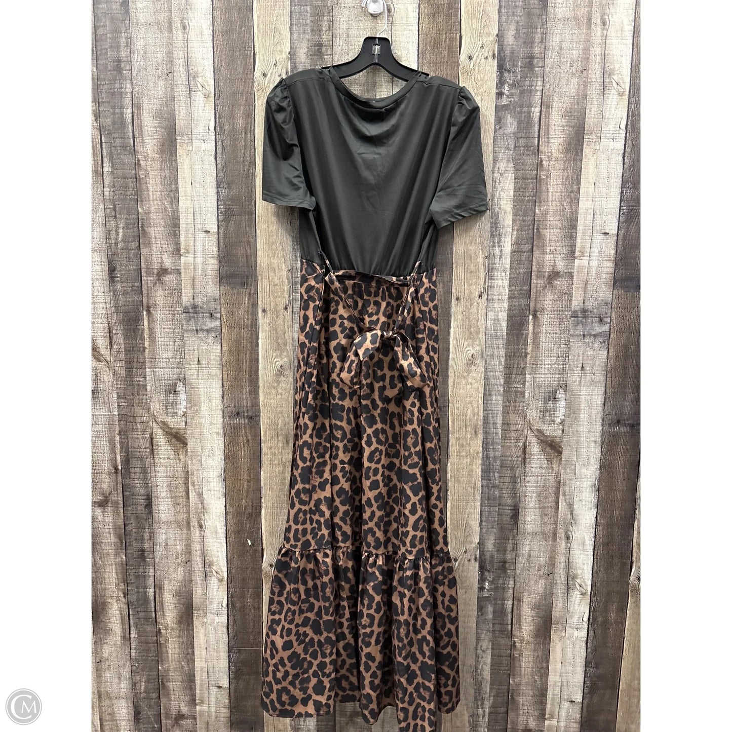 Dress Casual Maxi By Cmf In Animal Print, Size: Xl