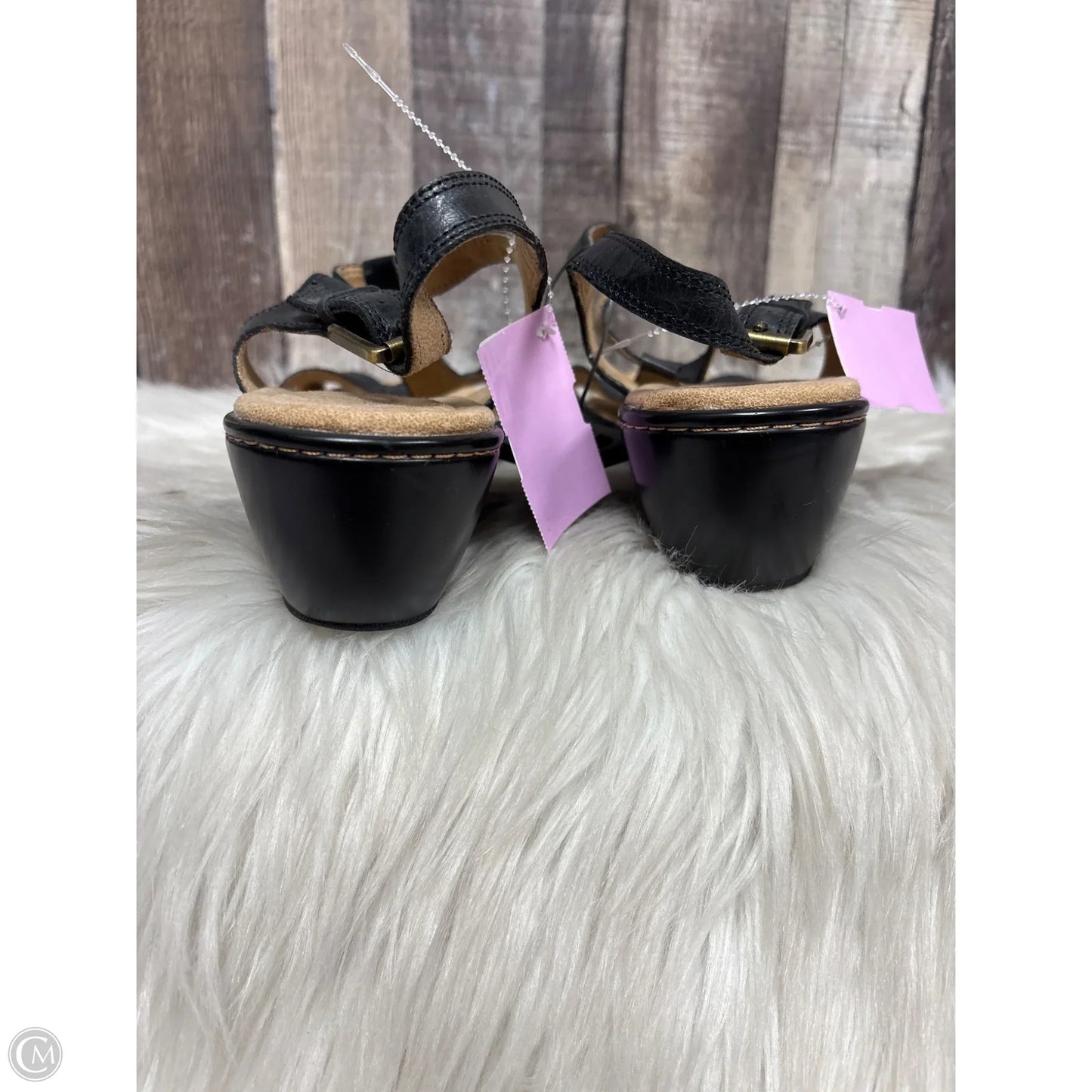 Sandals Heels Block By Rockport In Tan, Size: 10