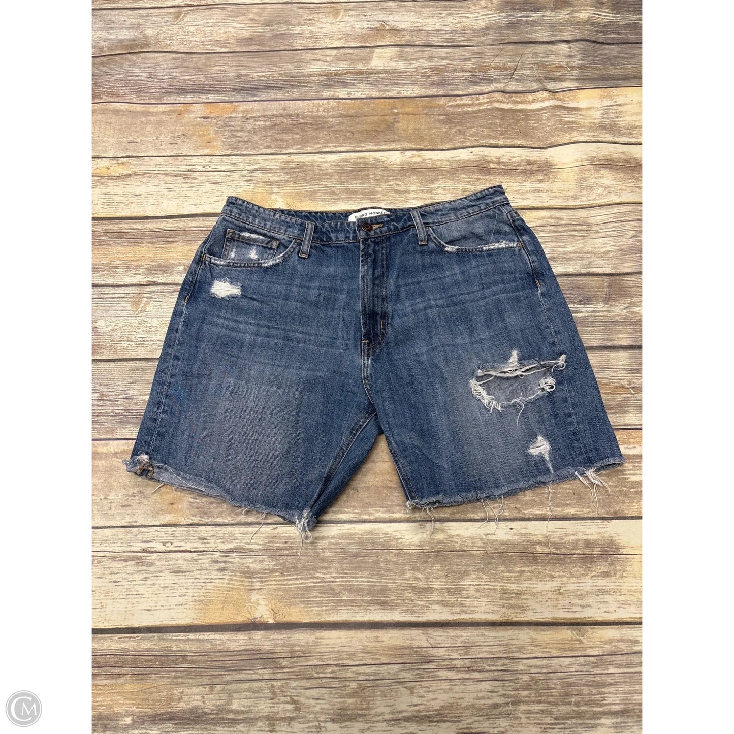 Shorts By Flying Monkey In Blue Denim, Size: 12