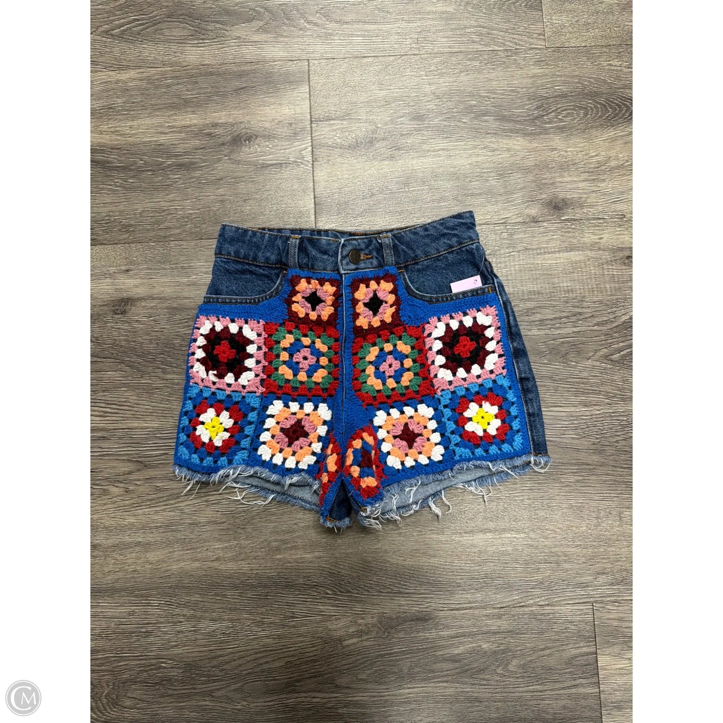 Shorts By Farm Rio In Blue Denim, Size: 0