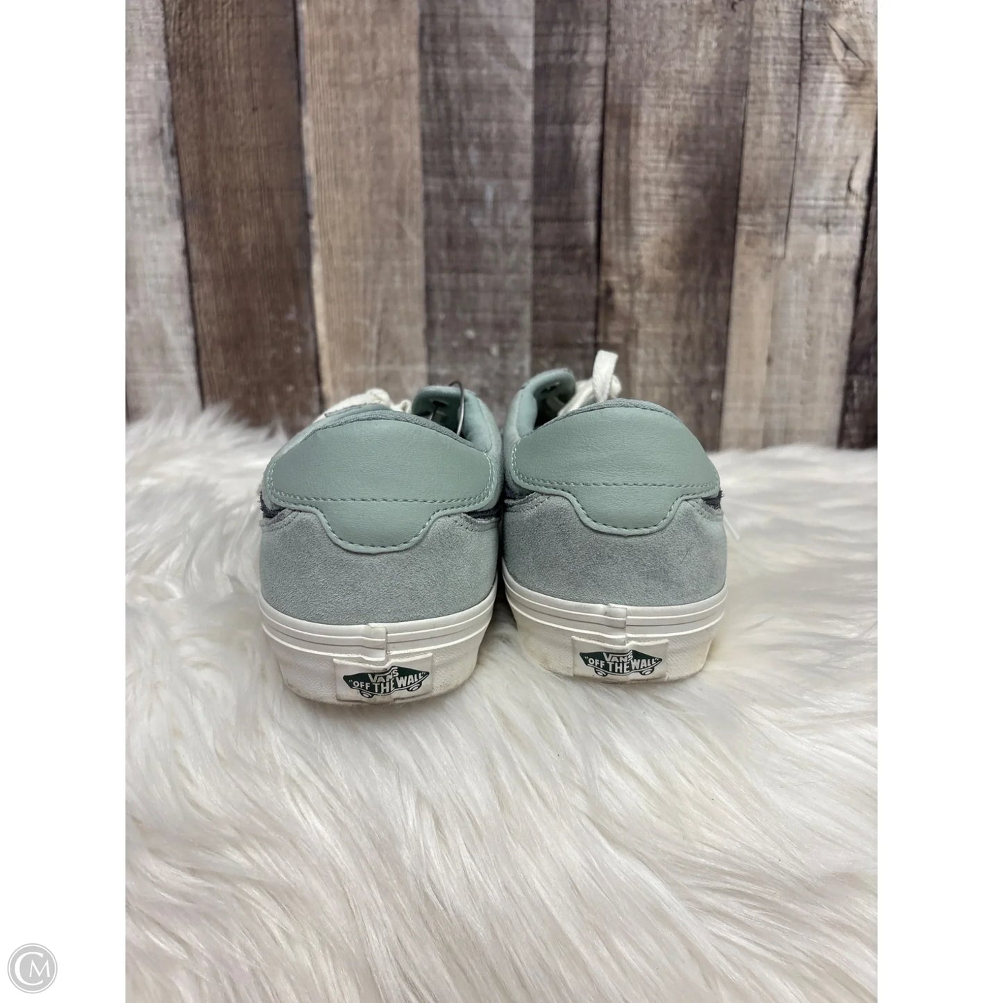 Shoes Sneakers By Vans In Green, Size: 10