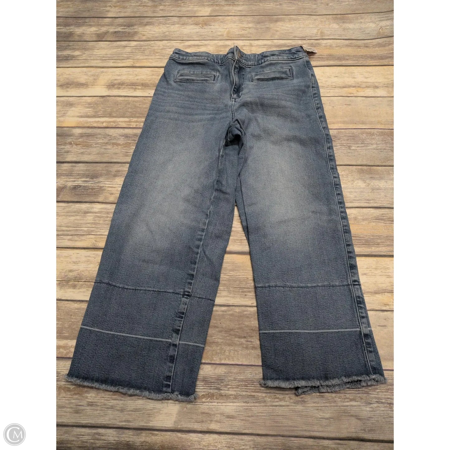 Jeans Cropped By Talbots In Blue Denim, Size: 8