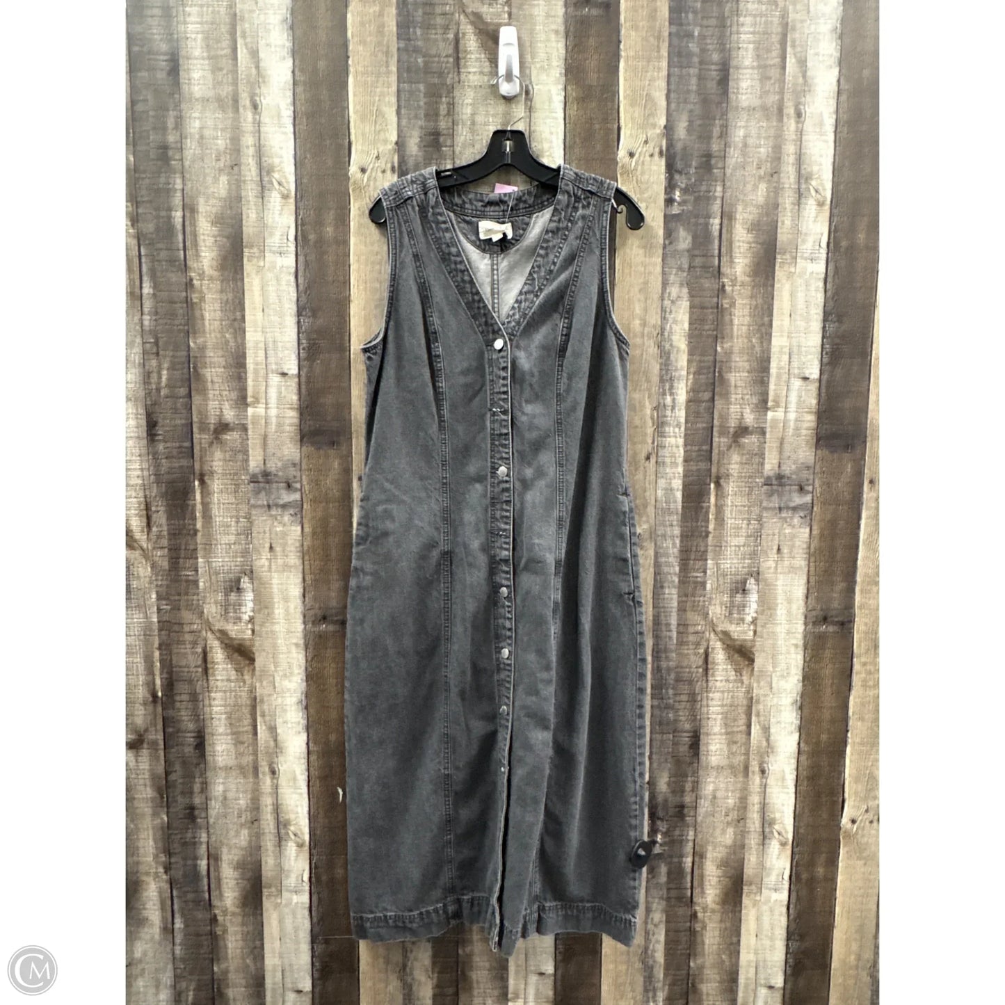 Dress Casual Maxi By Universal Thread In Grey Denim, Size: L