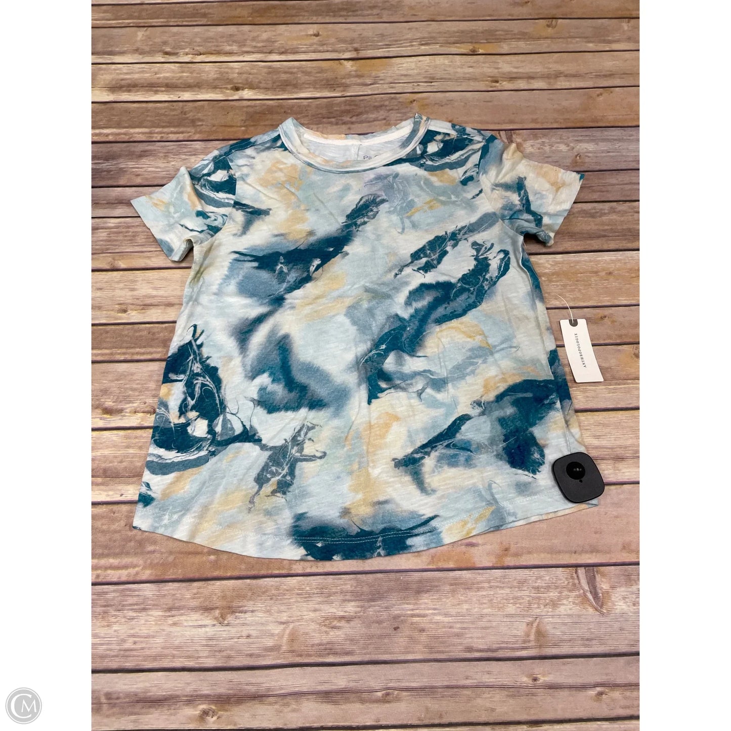 Top Short Sleeve By Pilcro In Tie Dye Print, Size: Xxs