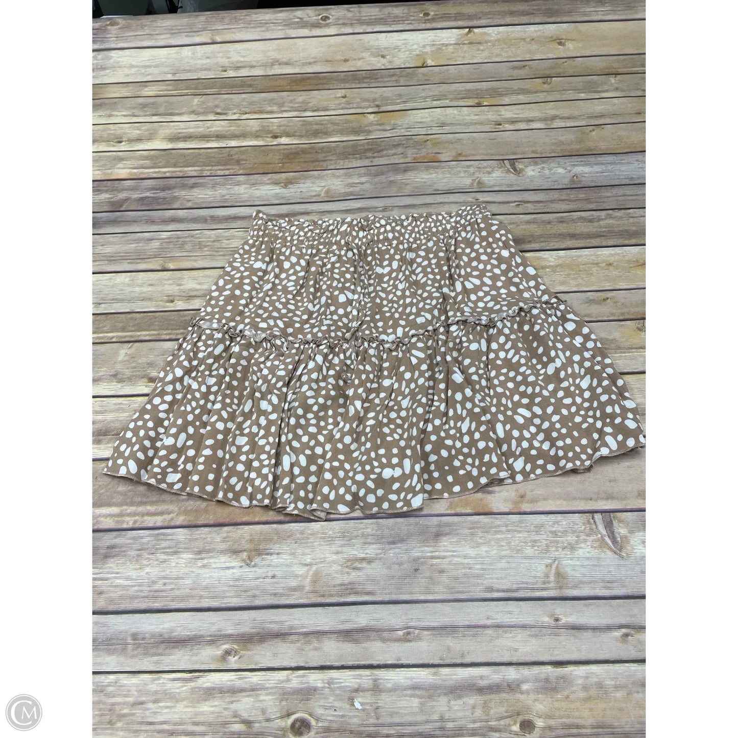 Skirt Mini & Short By Cmf In Polkadot Pattern, Size: Xs