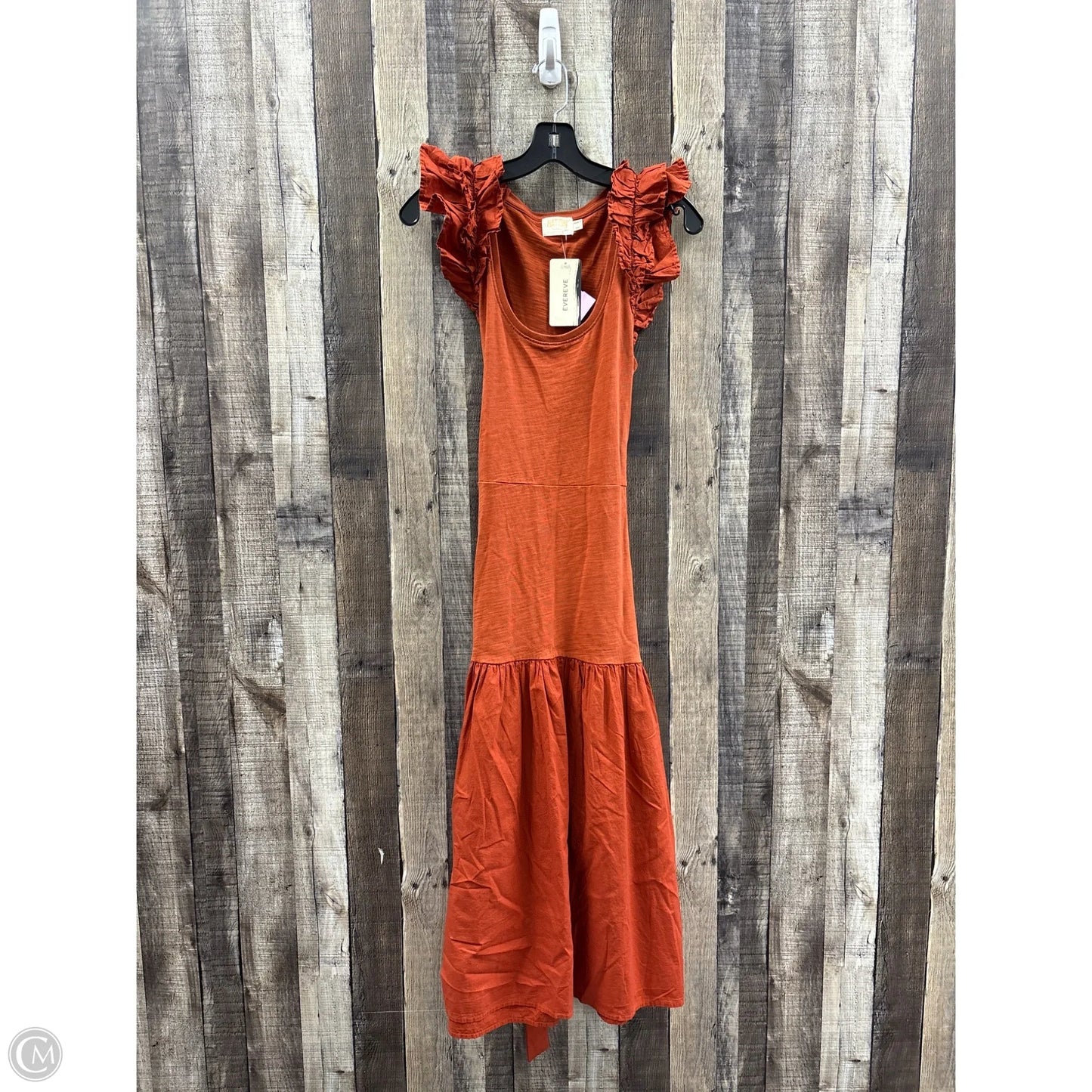 Dress Casual Maxi By Nation In Brown, Size: S