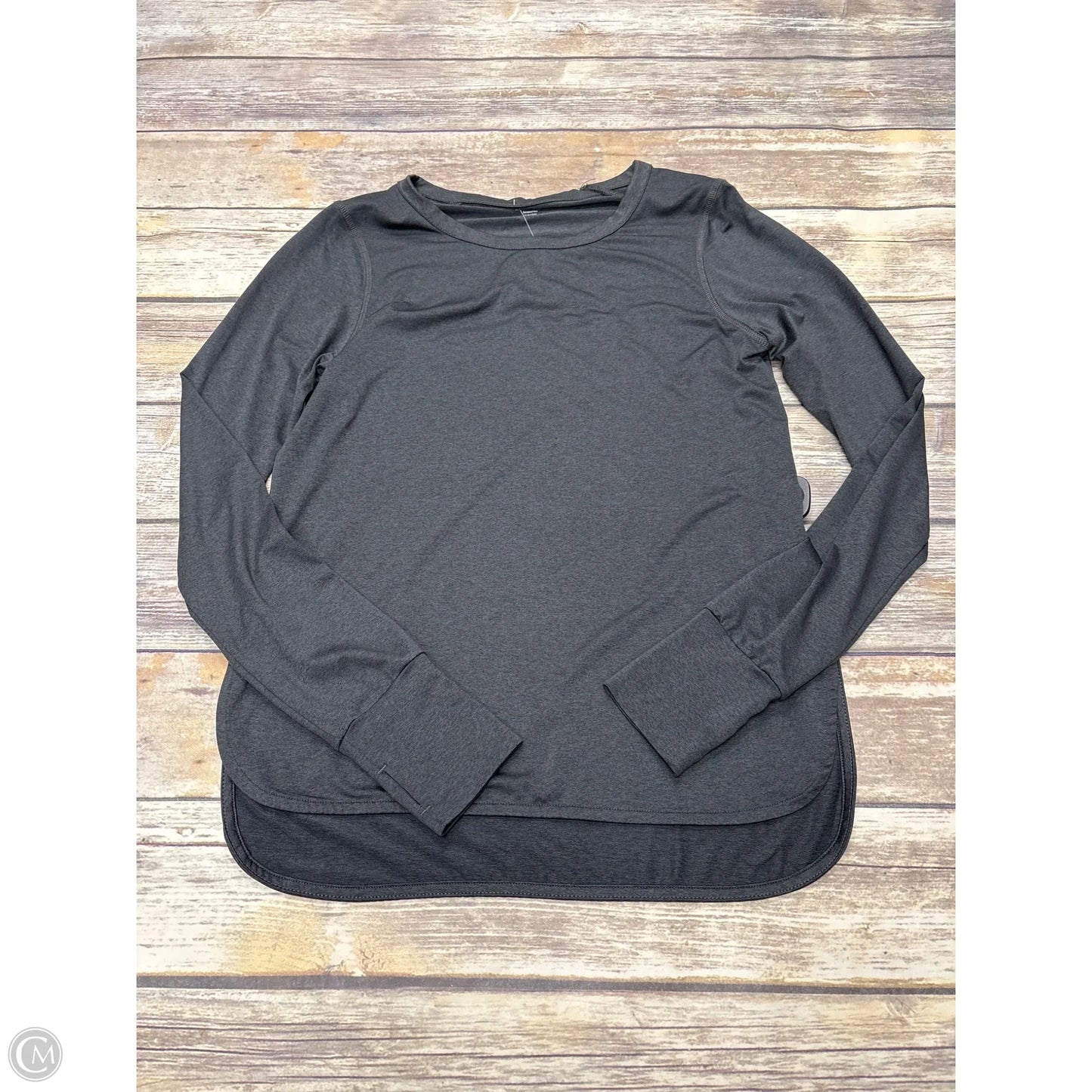 Athletic Top Long Sleeve Crewneck By Varley In Grey, Size: S