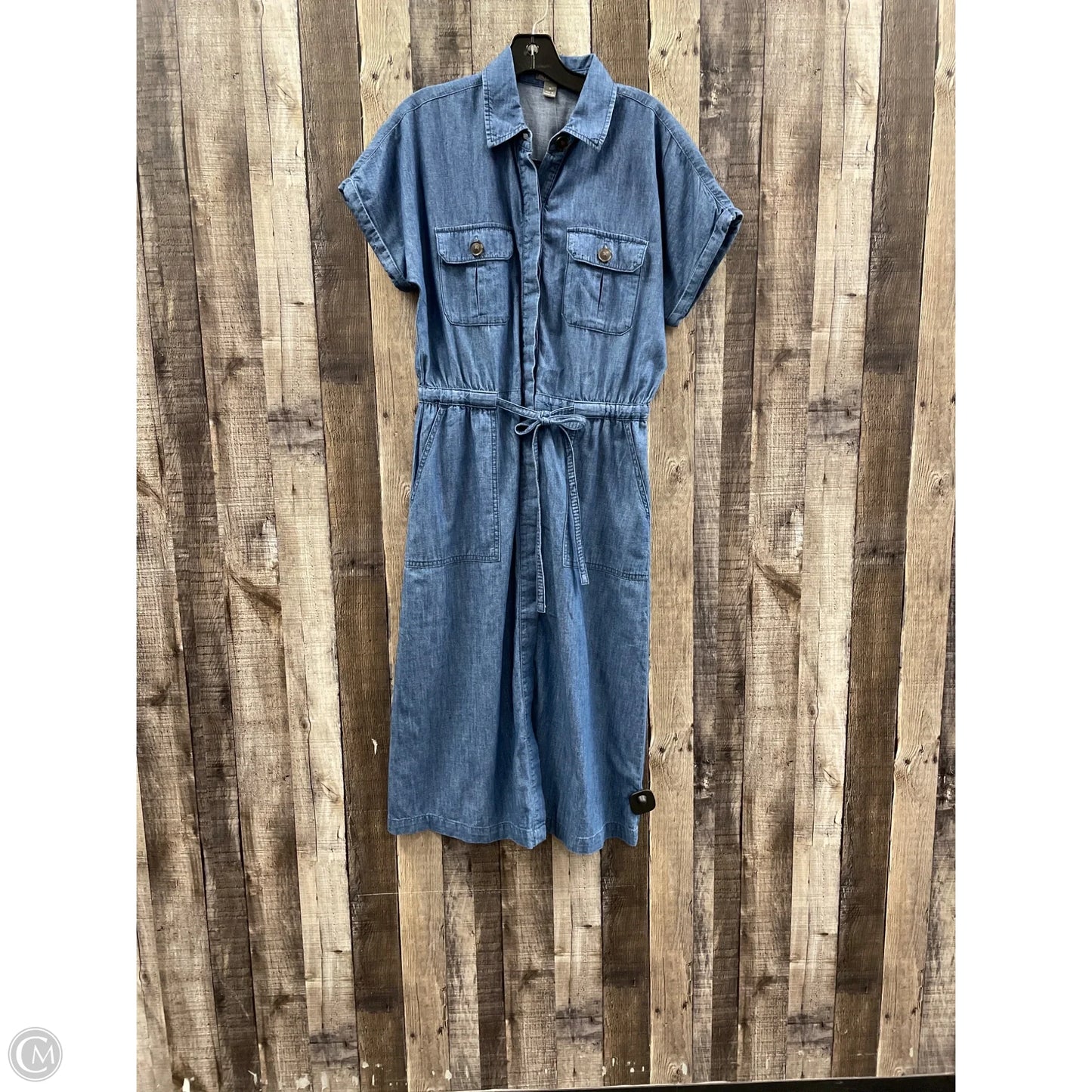 Dress Casual Maxi By Falls Creek In Blue Denim, Size: S