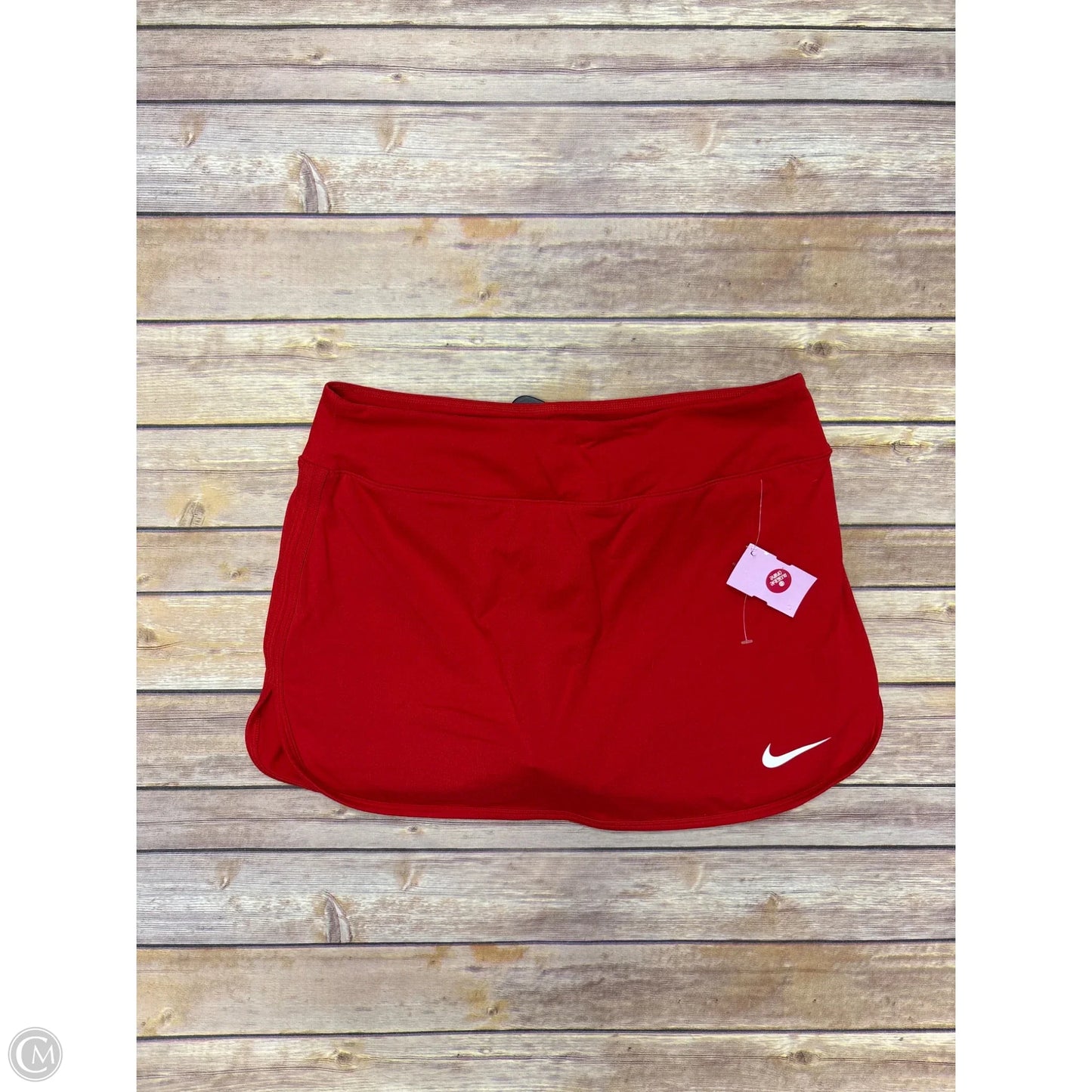 Athletic Skort By Nike In Red, Size: S