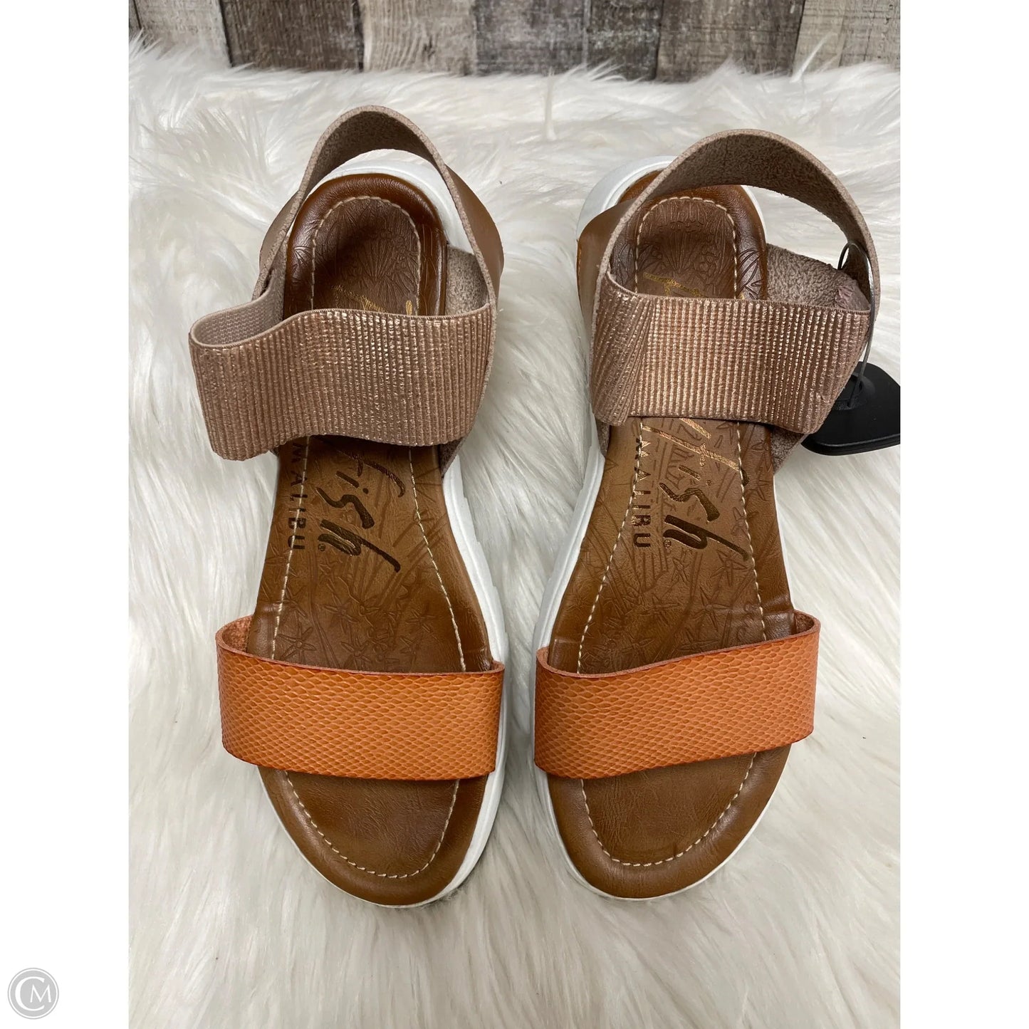 Sandals Flats By Blowfish In Tan, Size: 8