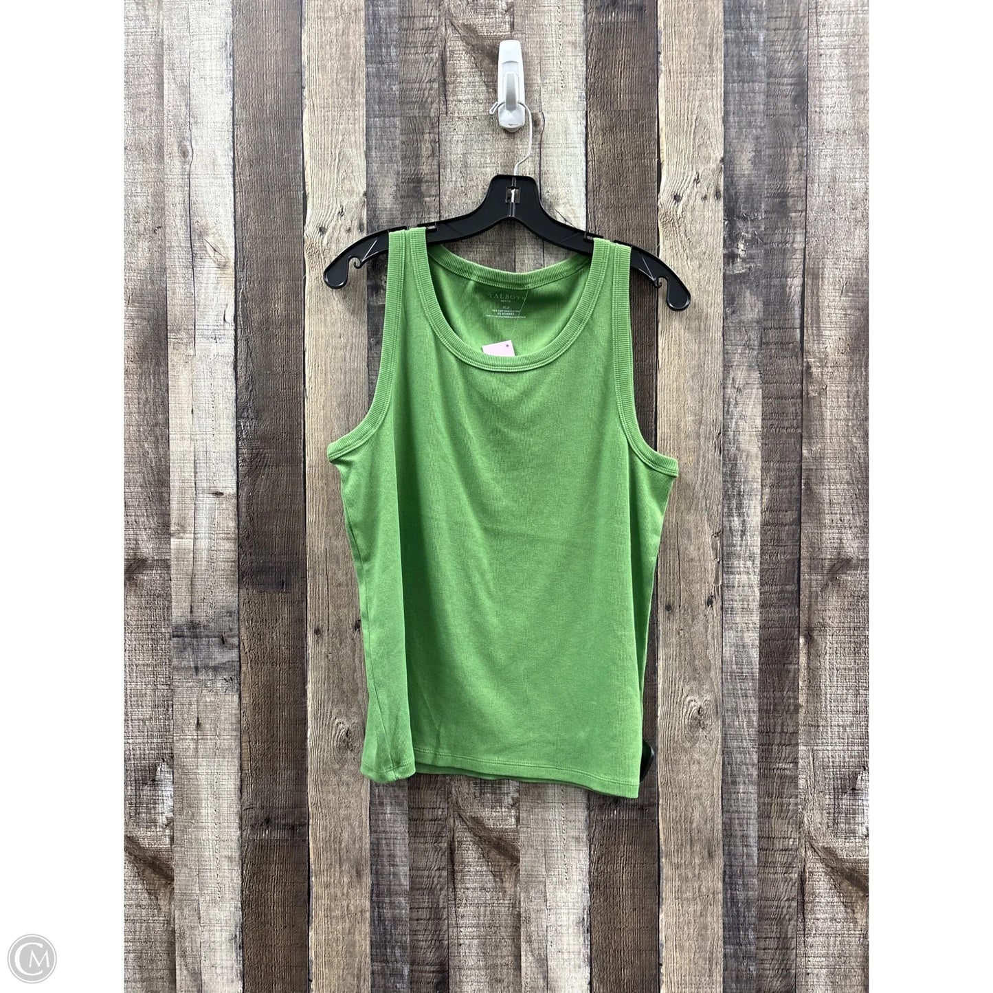 Tank Top By Talbots In Green, Size: Xlp