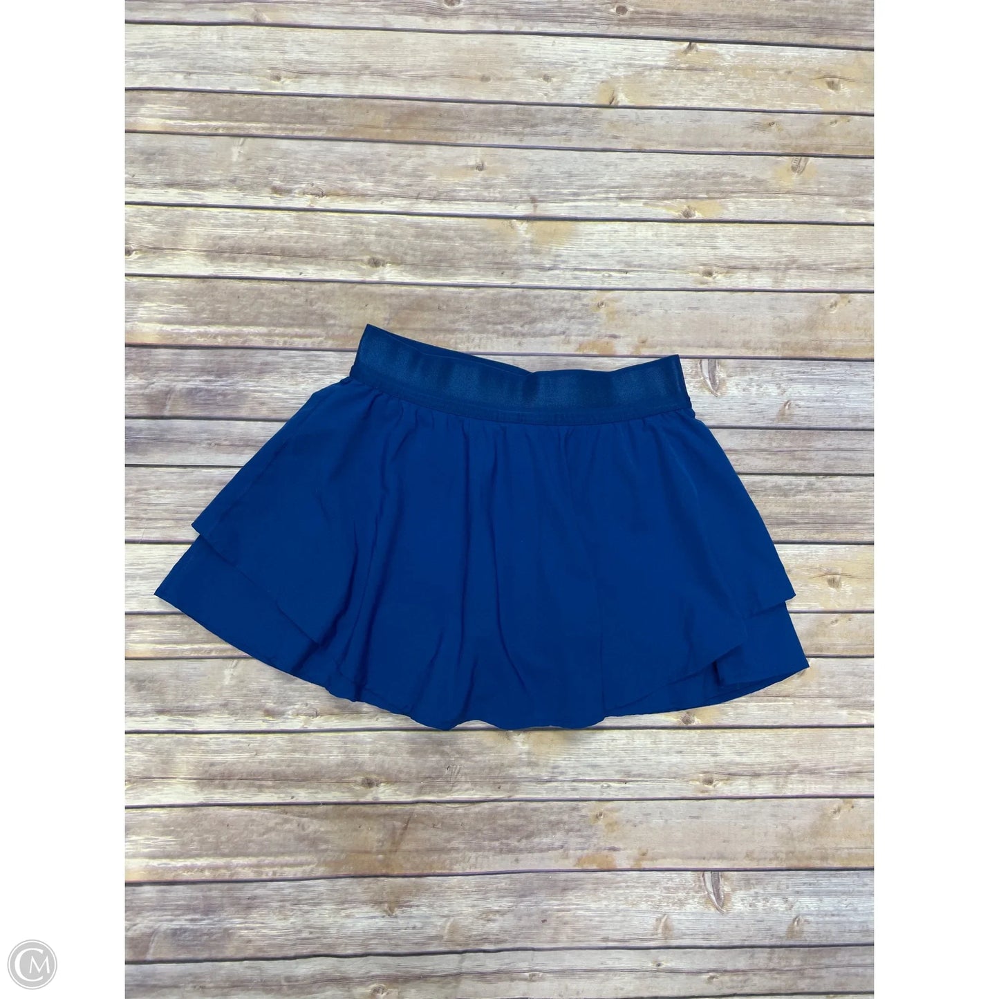 Athletic Skort By 90 Degrees By Reflex In Blue, Size: L