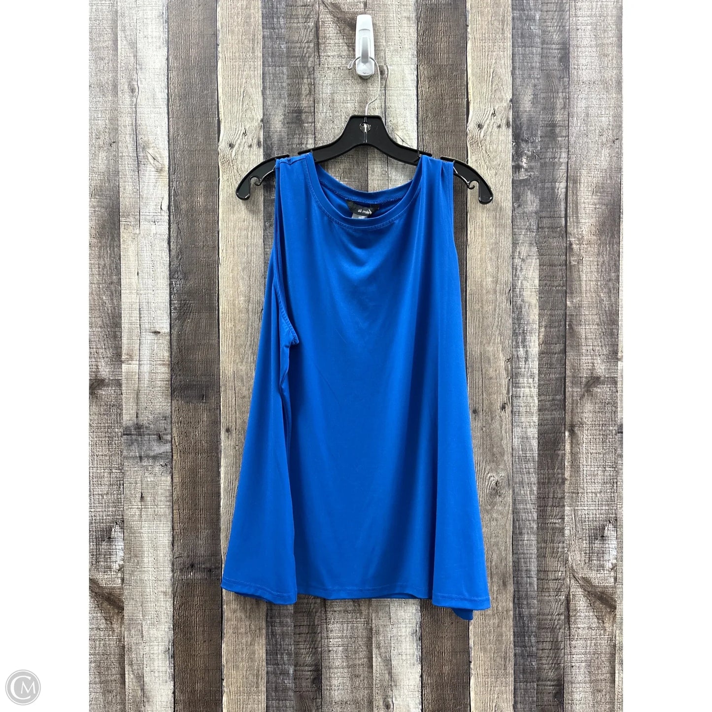 Top Sleeveless By Ali Miles In Blue, Size: 2x