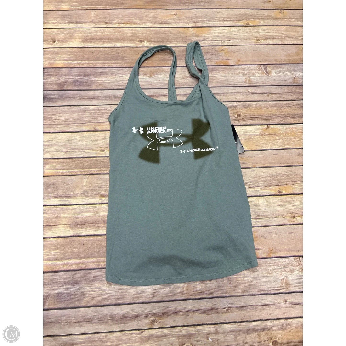 Athletic Tank Top By Under Armour In Green, Size: L