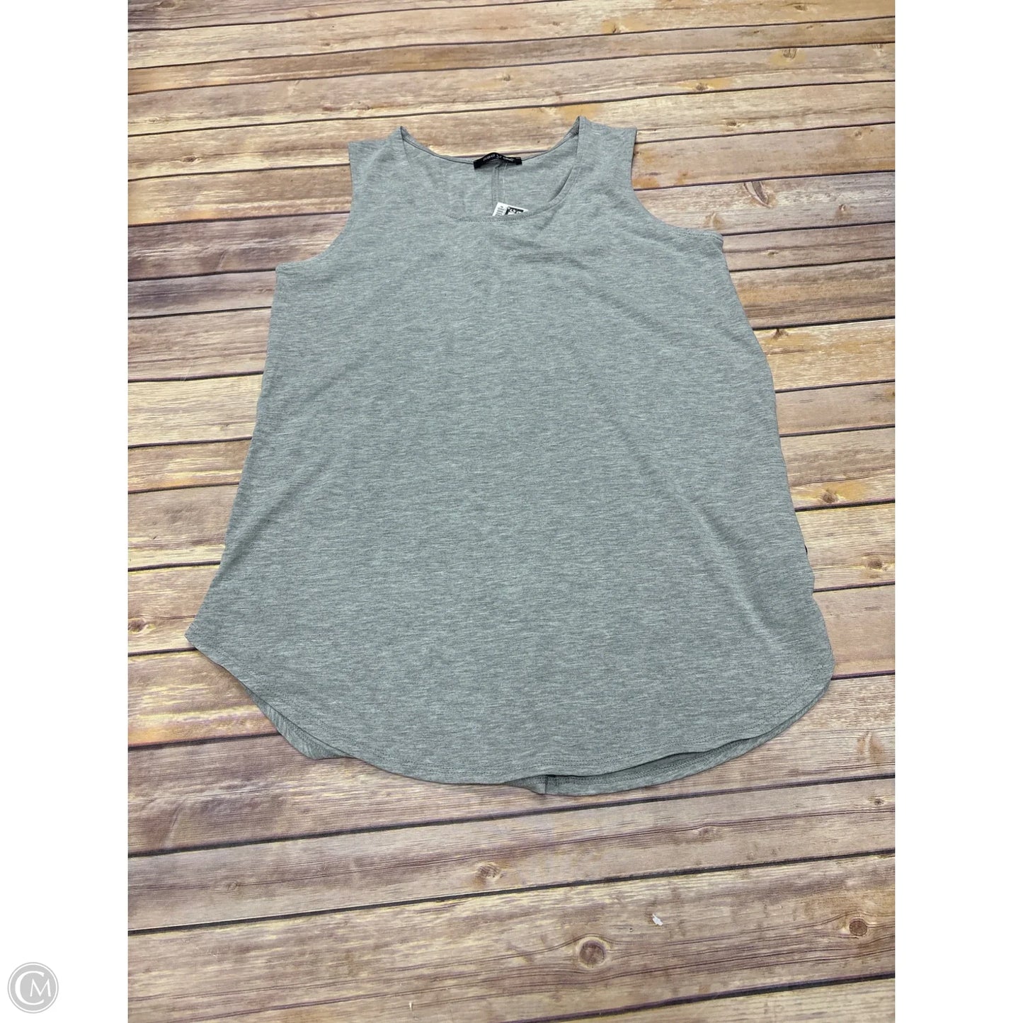 Top Sleeveless By Cme In Grey, Size: M