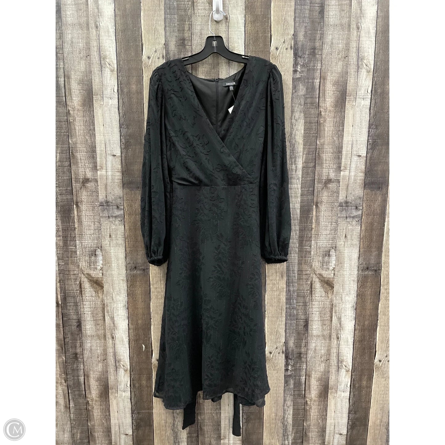 Dress Casual Midi By Kensie In Black, Size: L